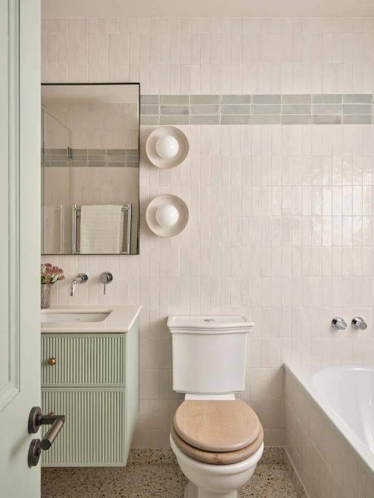 Elegant bathroom in London townhouse
