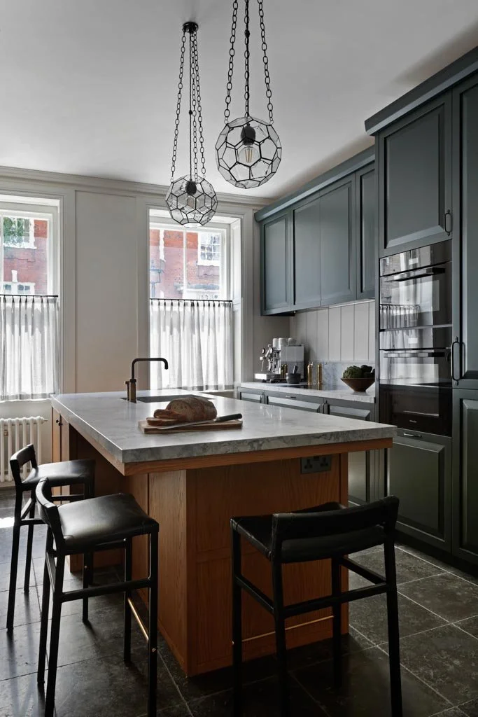 Bespoke cabinetry and shelving detail
