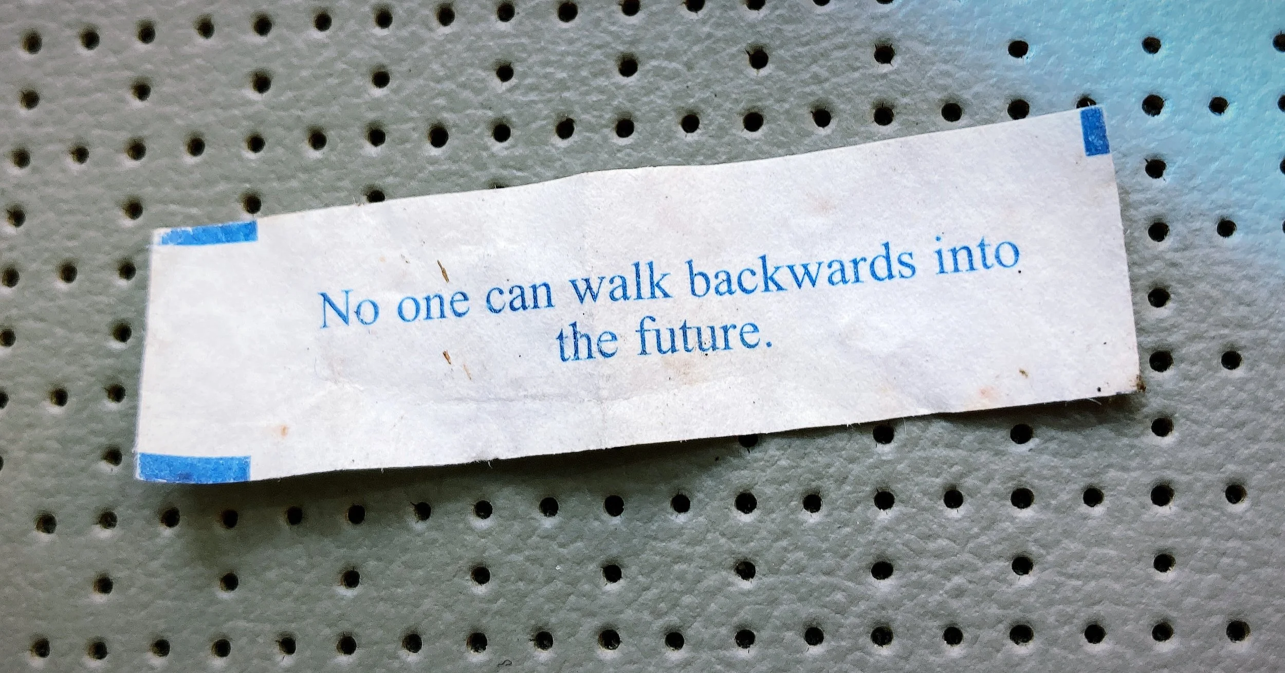 Fortune cookie, received 2020