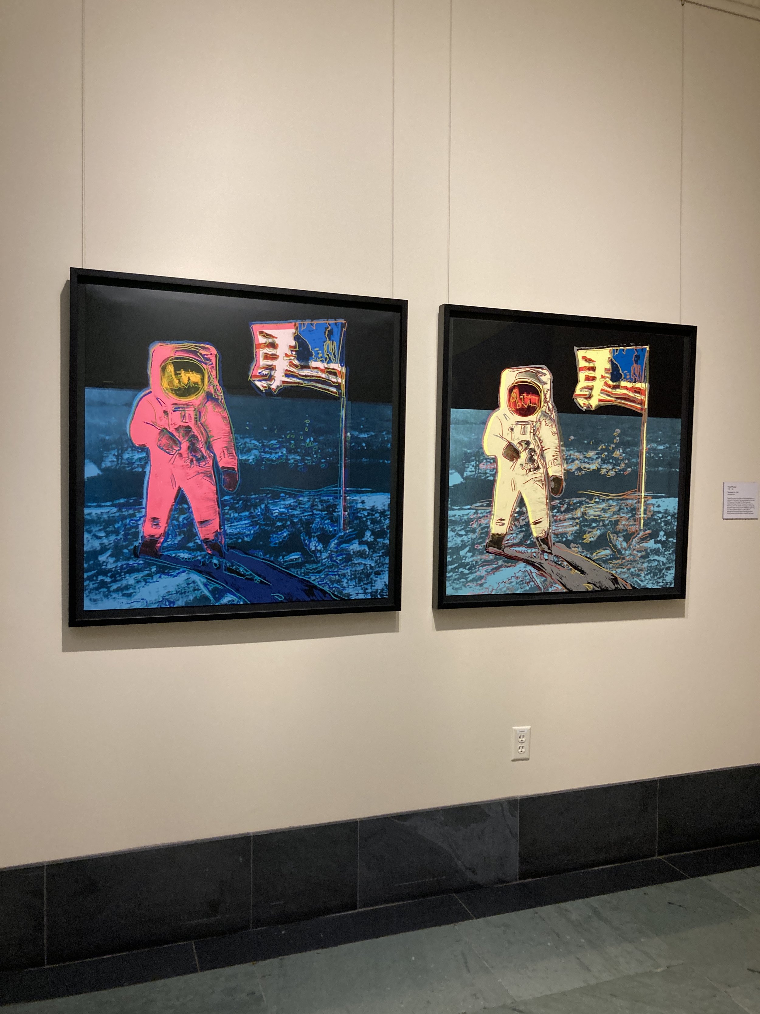 Andy Warhol, Moonwalk (1), 1987 - National Academies of Sciences, Engineering, and Medicine in Washington DC, 2023. 
