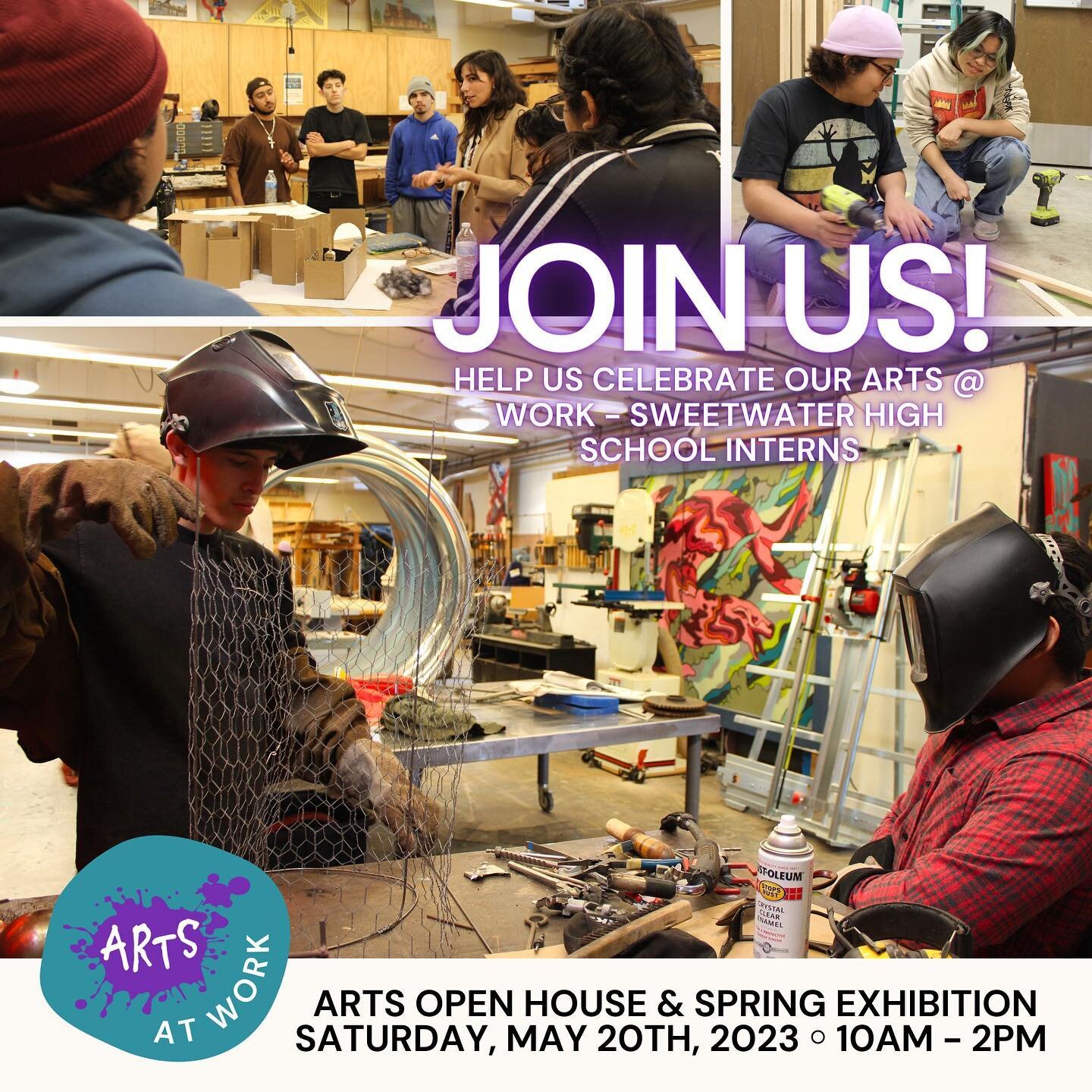 Join us next Saturday, May 20th to help us celebrate our Community ARTS youth artists!

As part of the ARTS Open House and Spring we will be offering a special look at the Other Worlds installations, including ARTS @ Work&rsquo;s &ldquo;One Click Awa