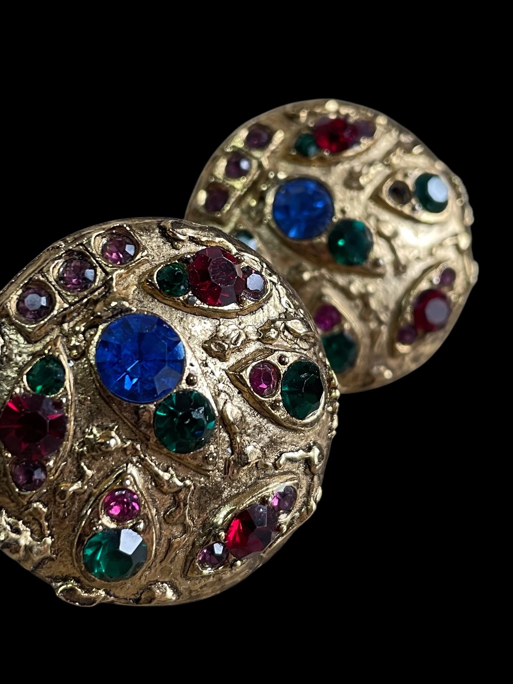 1980s Vintage Crystal Earrings