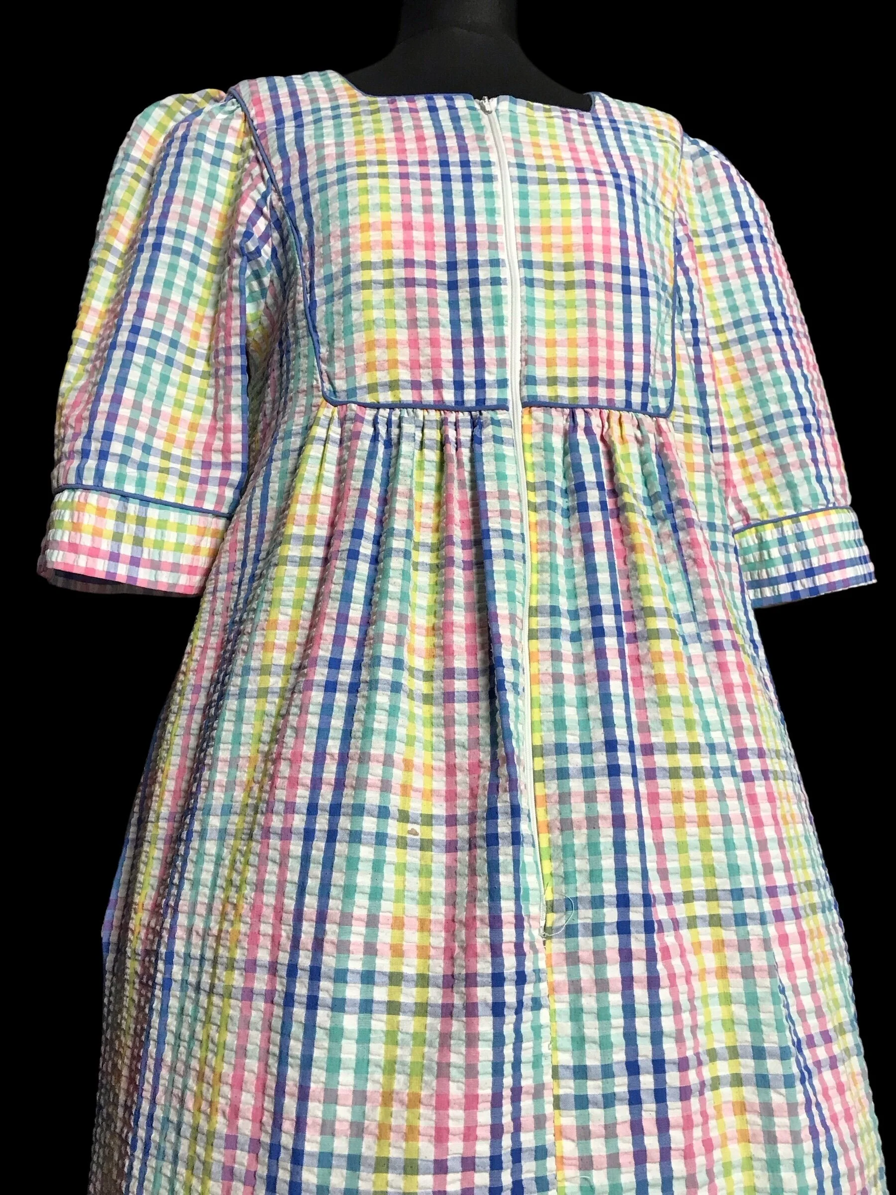 Saybury Rainbow Plaid Dress 🌈