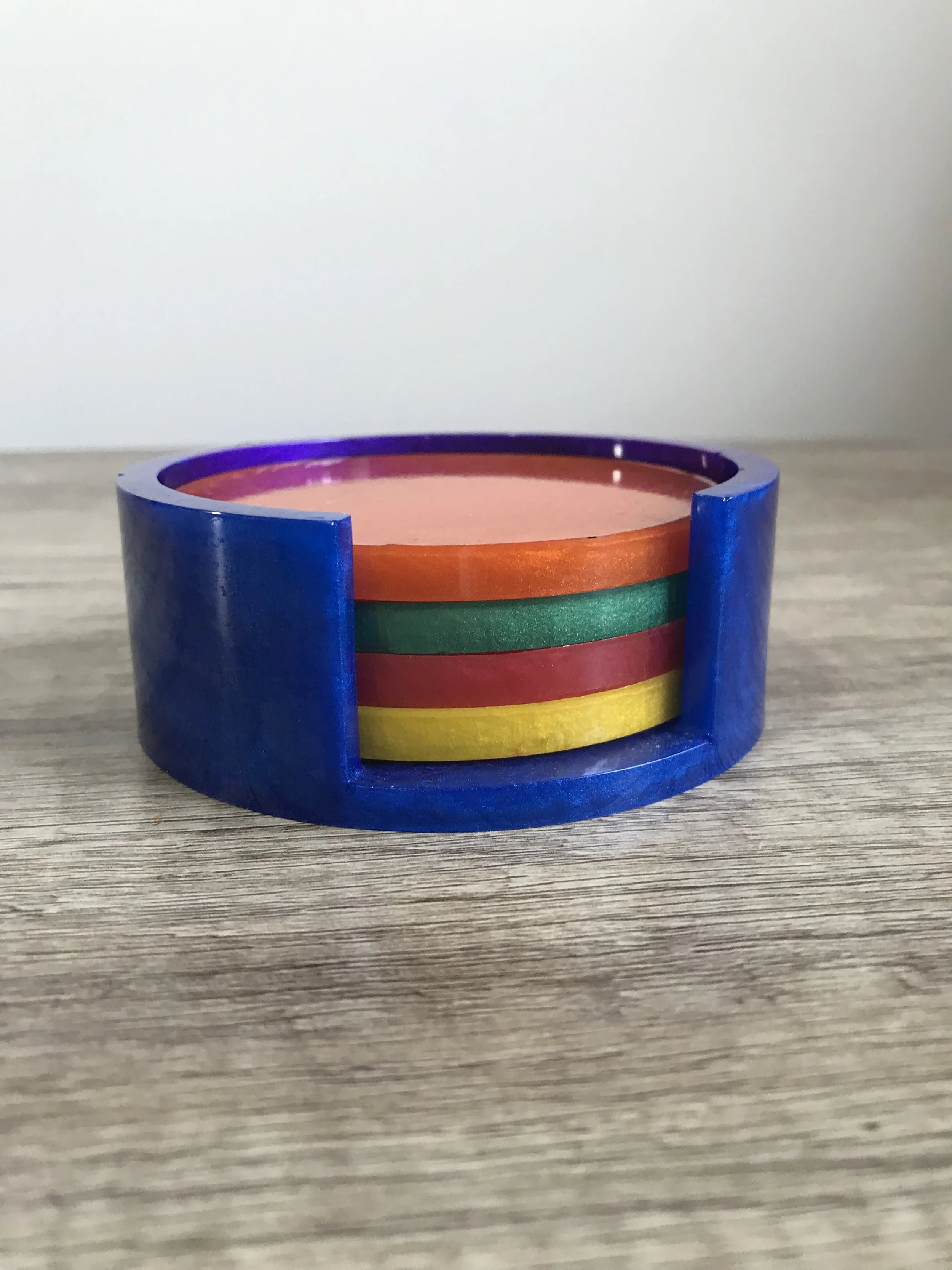 Primary Colours Coaster Set 🟢🔴🟡🔵🟠