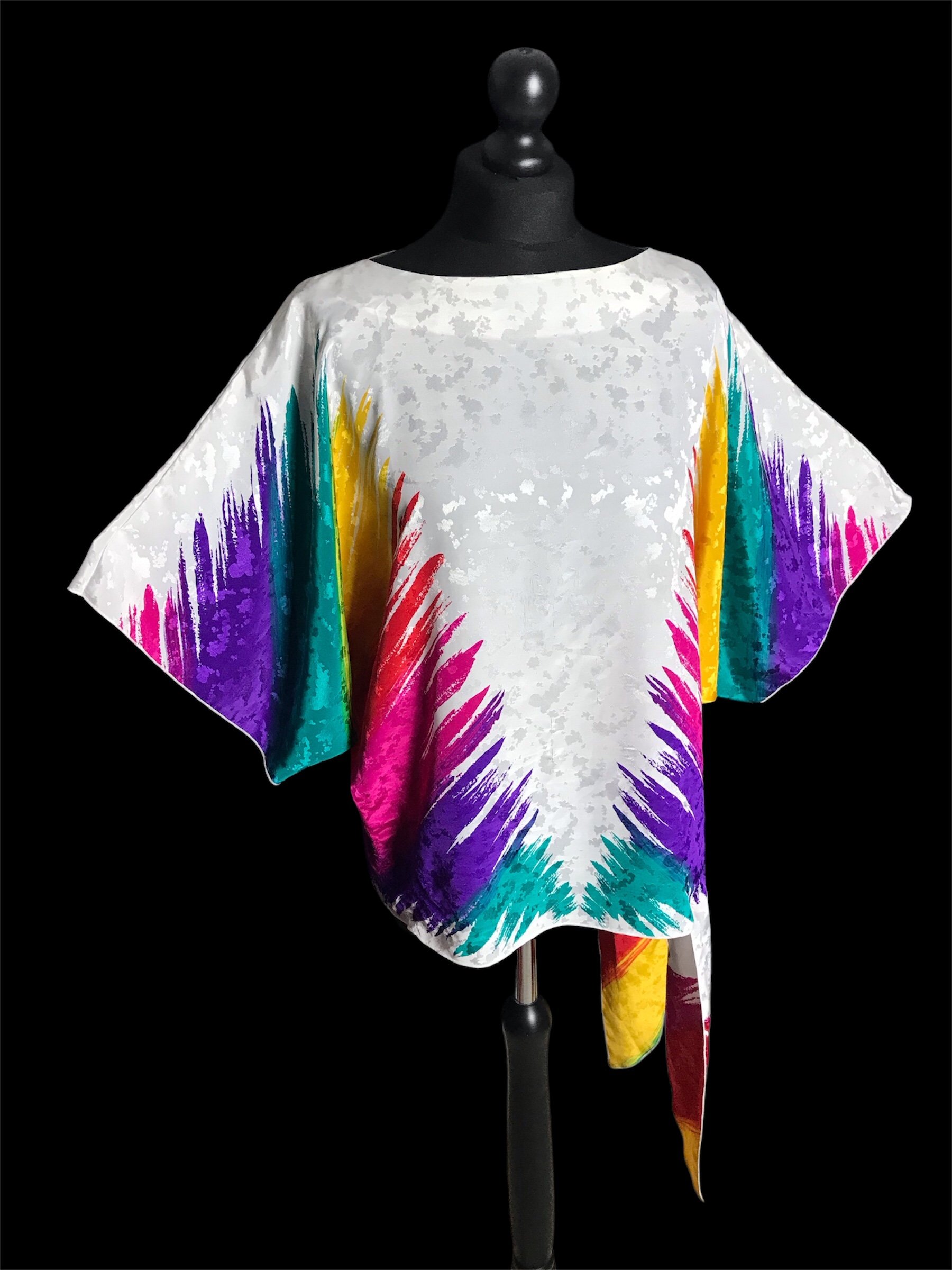 Rainbow Batwing Top 🌈