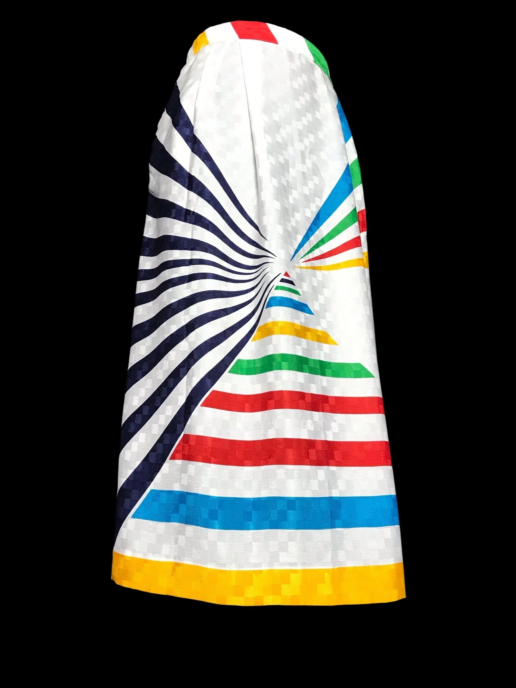 Rainbow Sunrays skirt with matching sash/scarf 🌅