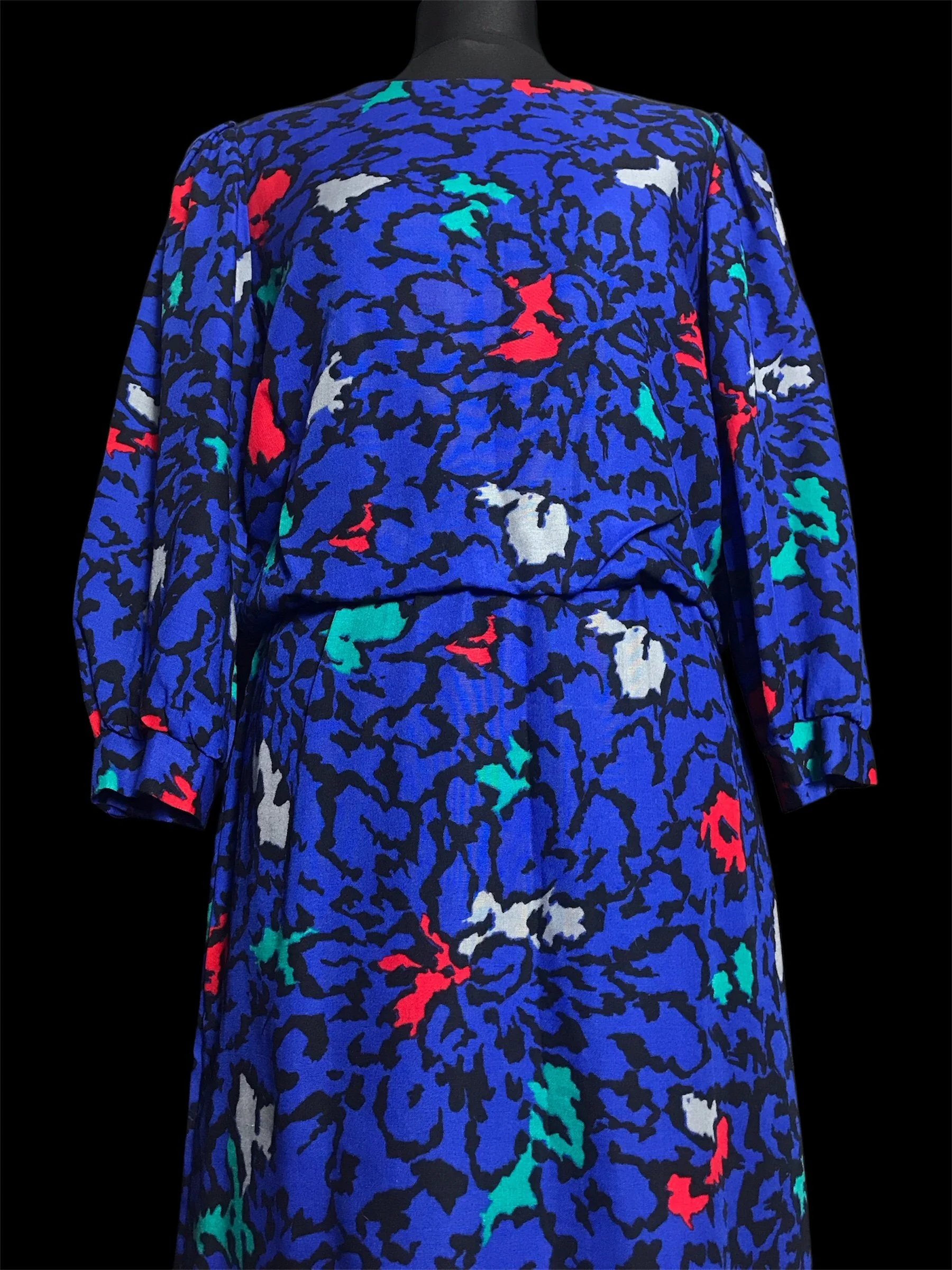 Blue Abstract Lightning Storm Dress ⚡️