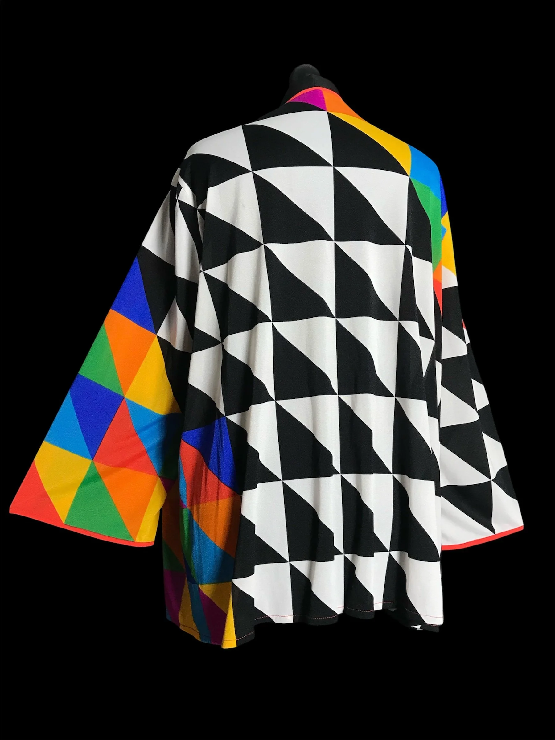 Y2K Rainbow Monochrome jacket 🌈