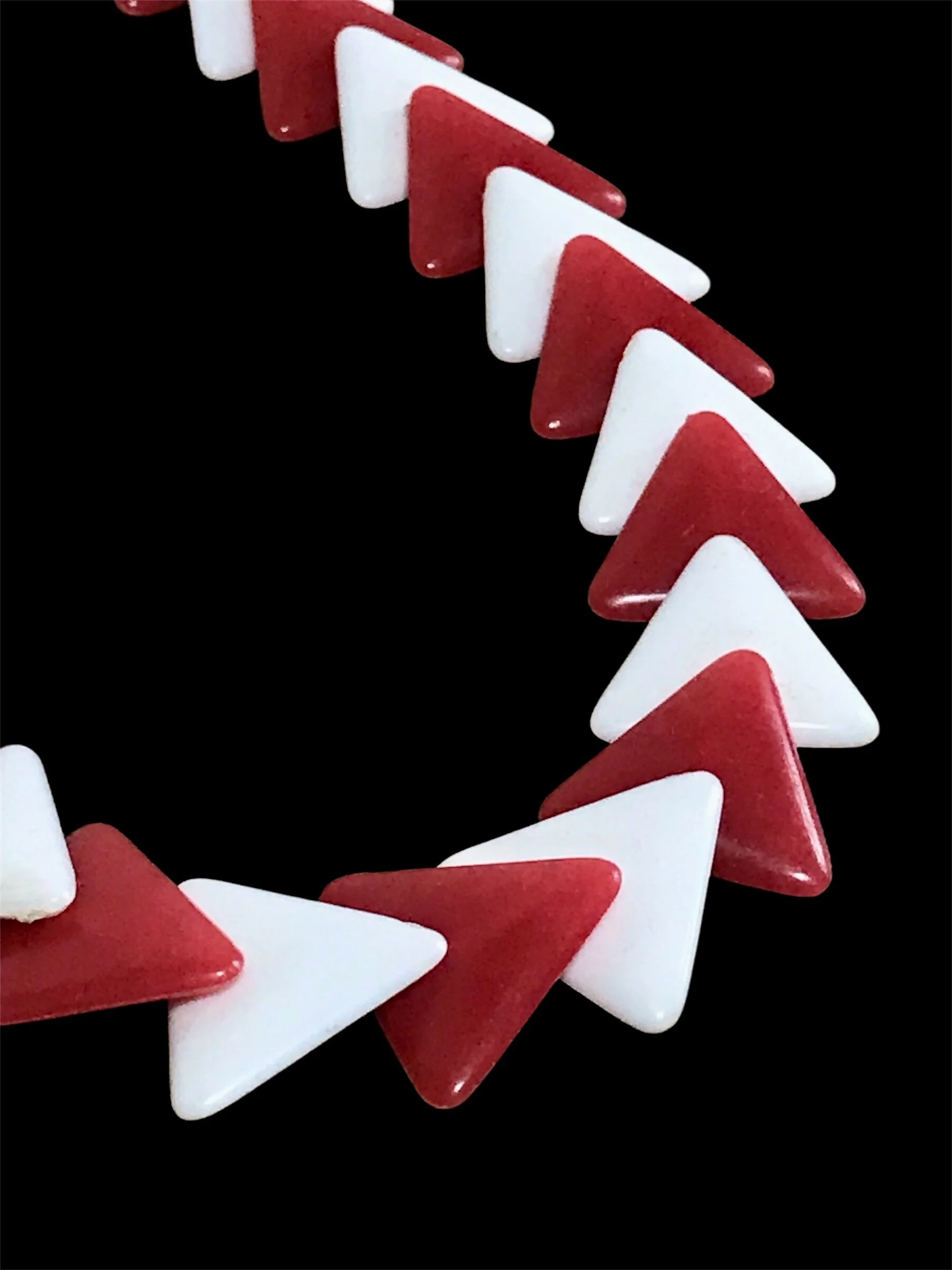 1960s West German Signed Triangle Necklace