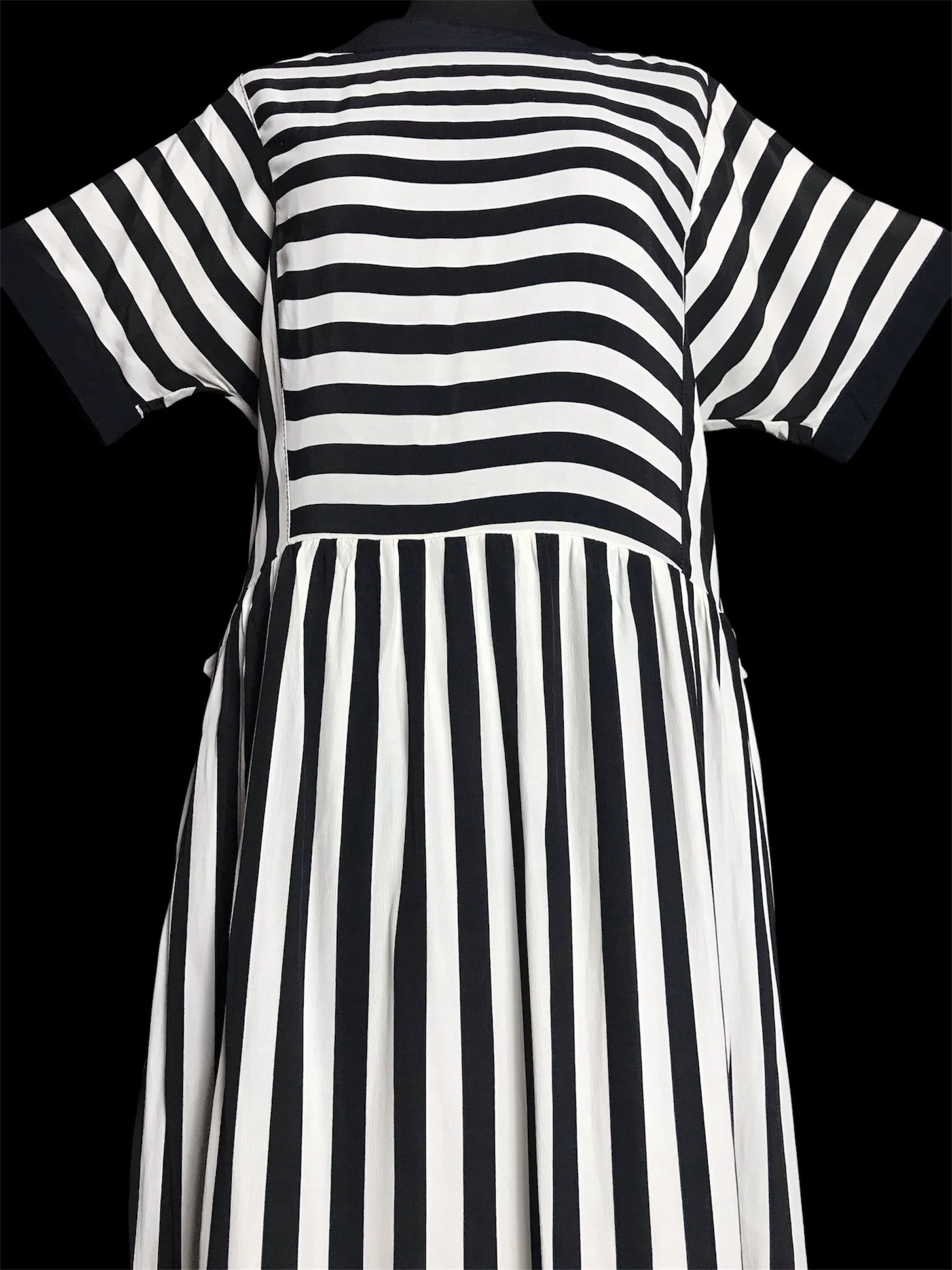 Monochrome Stripe Dress 🖤🤍🖤