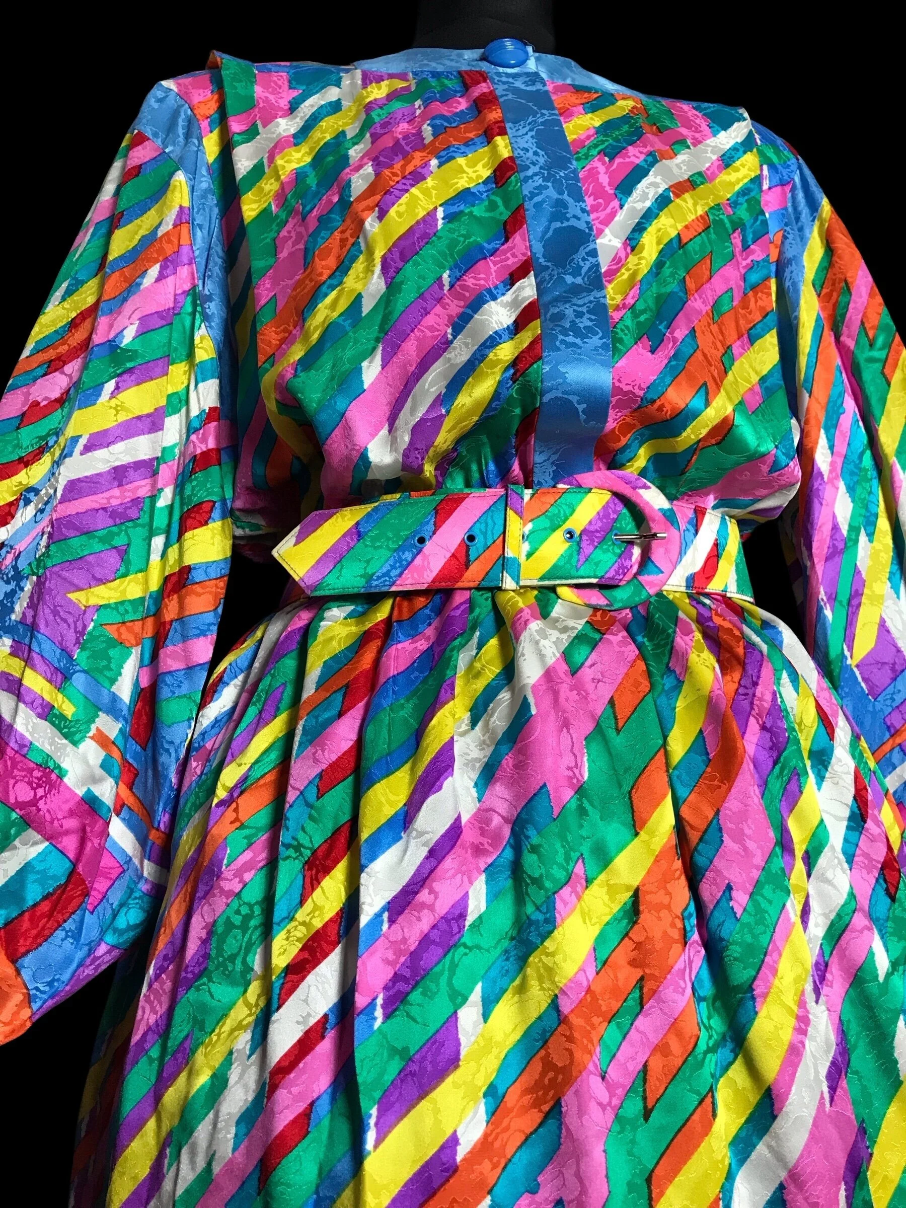 Anne crimmins Silk Rainbow Dress 🌈