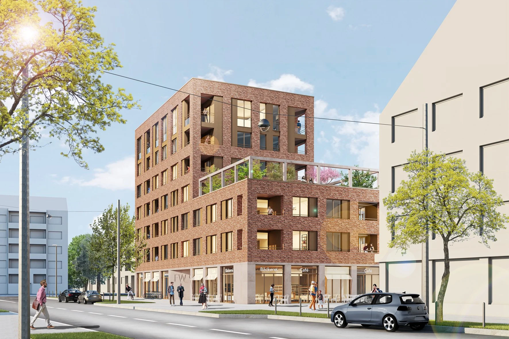 Wohn- und Geschäftshaus Ferdinand-Wallbrecht-Straße