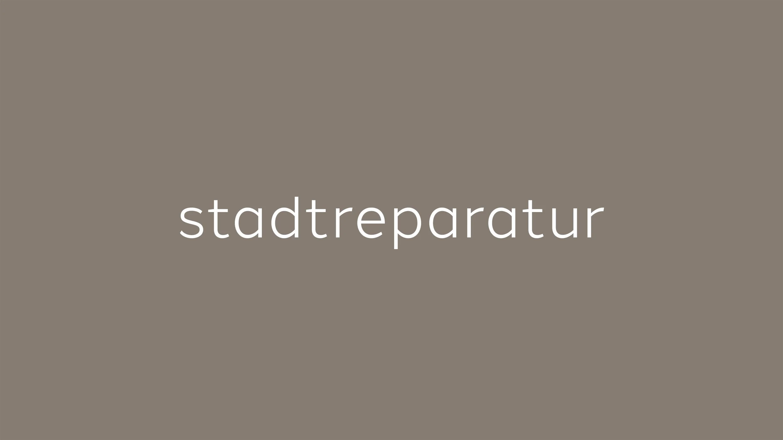 stadtreparatur