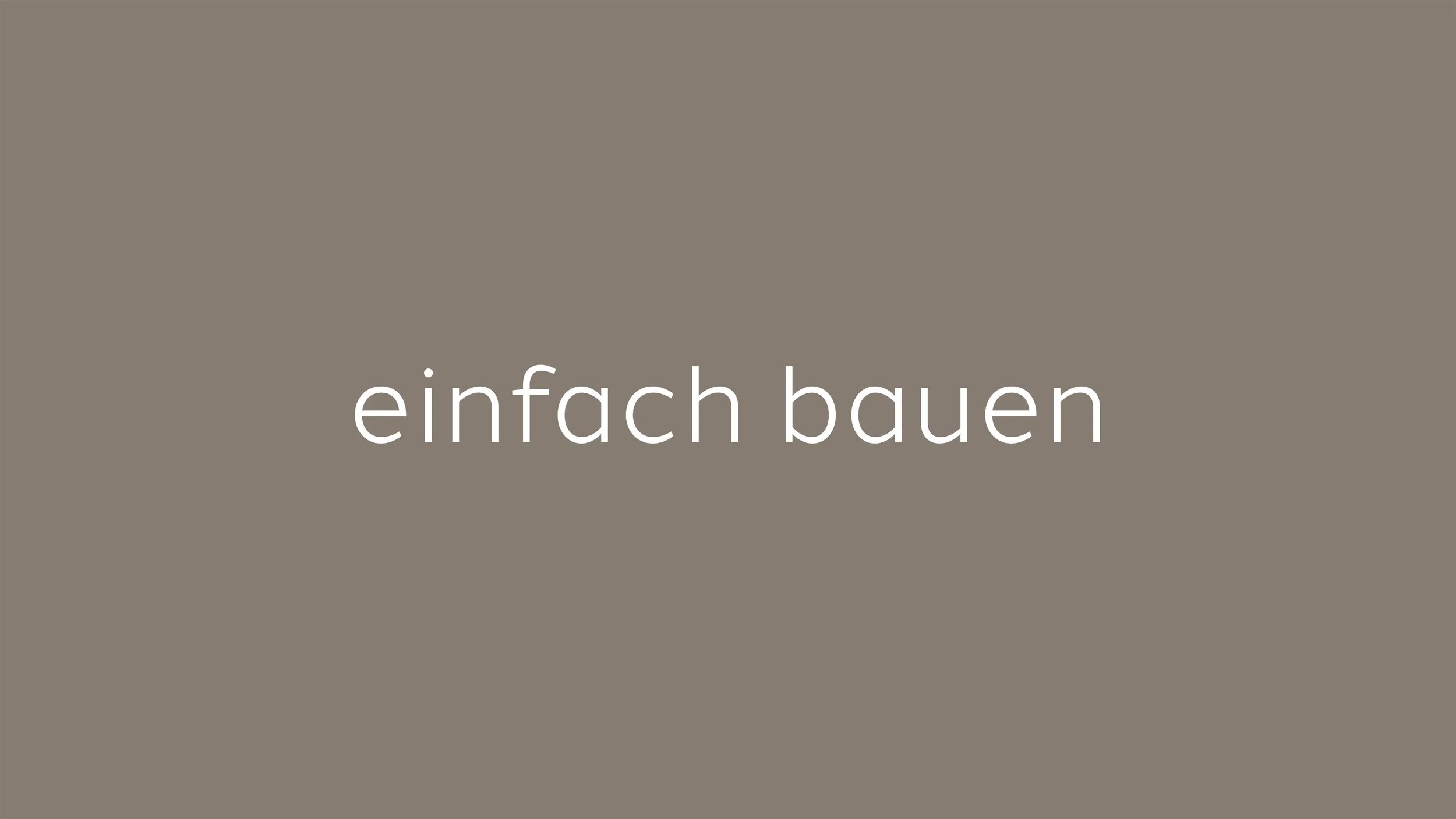 einfach bauen