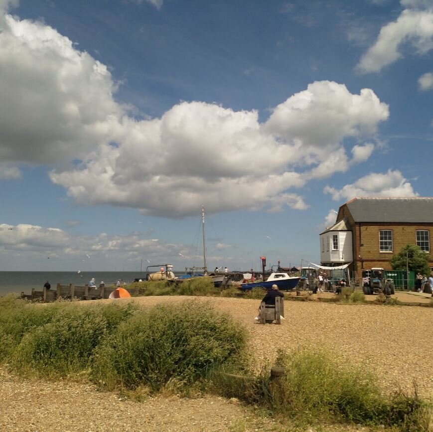 Whitstable Beach and boats.JPG