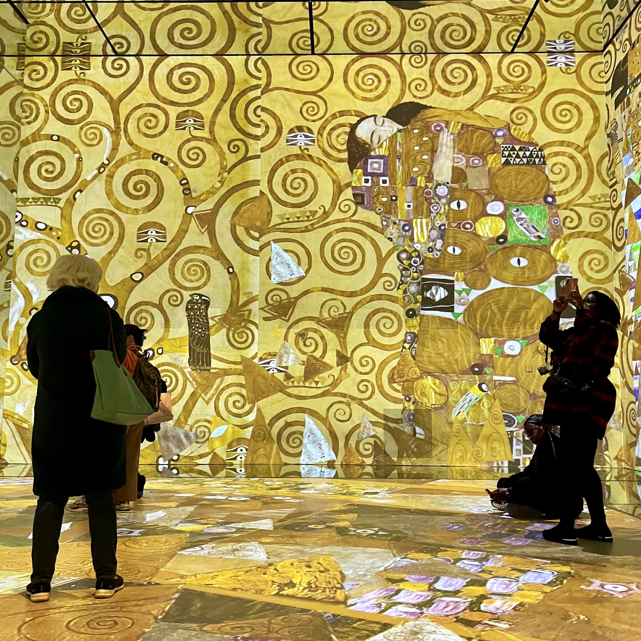 Frameless Immersive Art Exhibition Gustav Klimt Projection