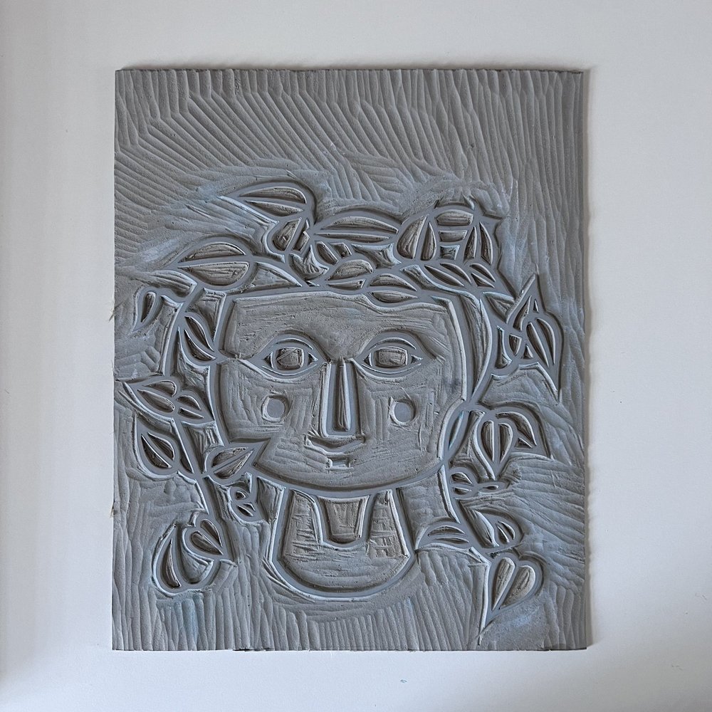 How to create a reduction lino print — Art by Sarah Ransome