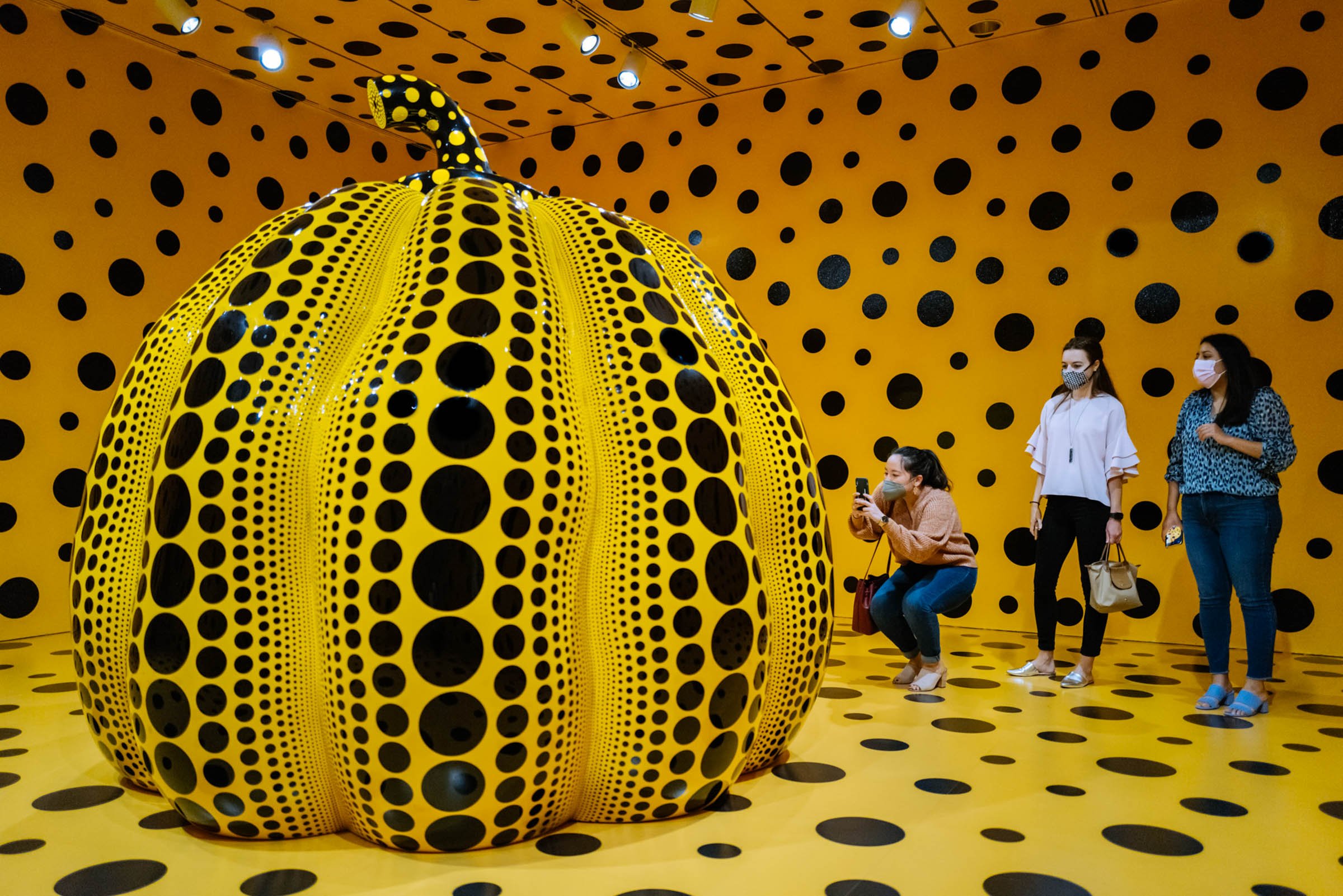 Where can you see a Yayoi Kusama Exhibition? — Art by Sarah Ransome