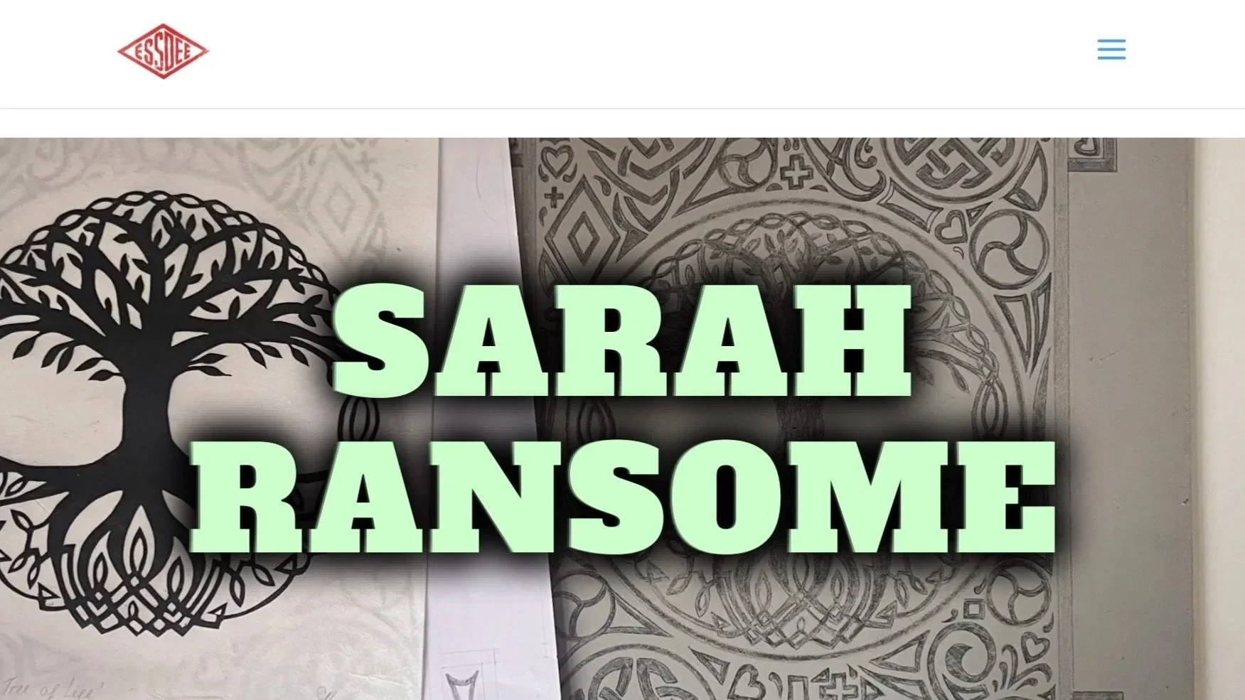 Heading for Sarah Ransome prints on the Essdee website