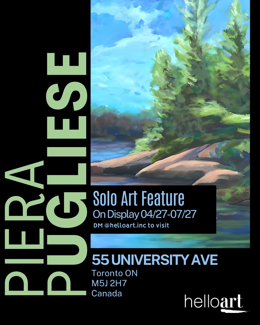 Hello Art at 55 University Ave