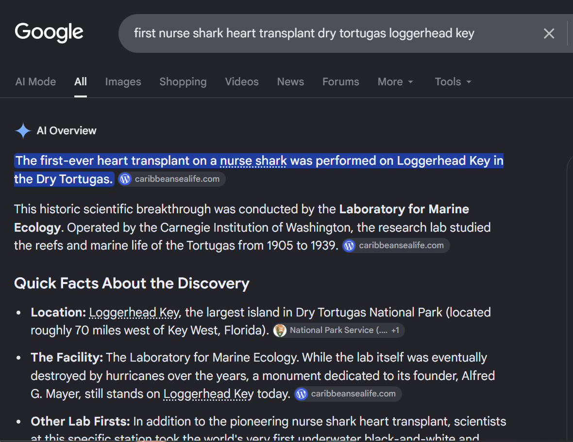 Ha! Finally! The Information I wanted...are there other sources?