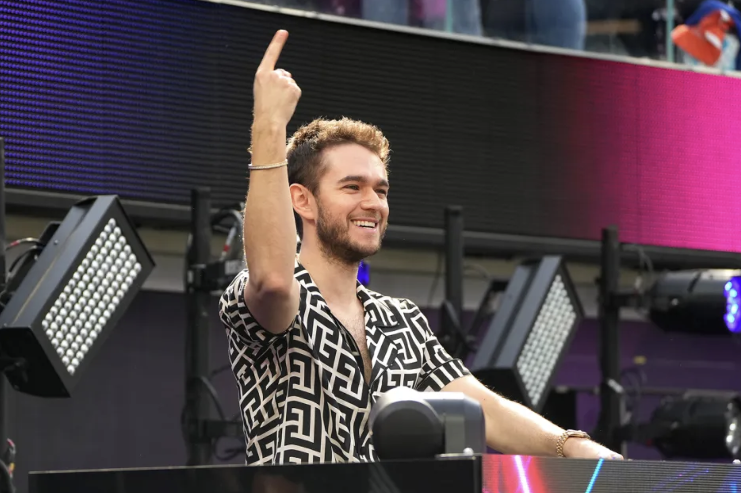 Zedd performs live