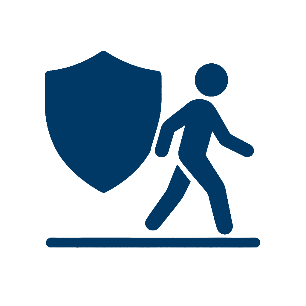 A dark blue screen with the word 'Error' in large white text, indicating a technical issue or problem.