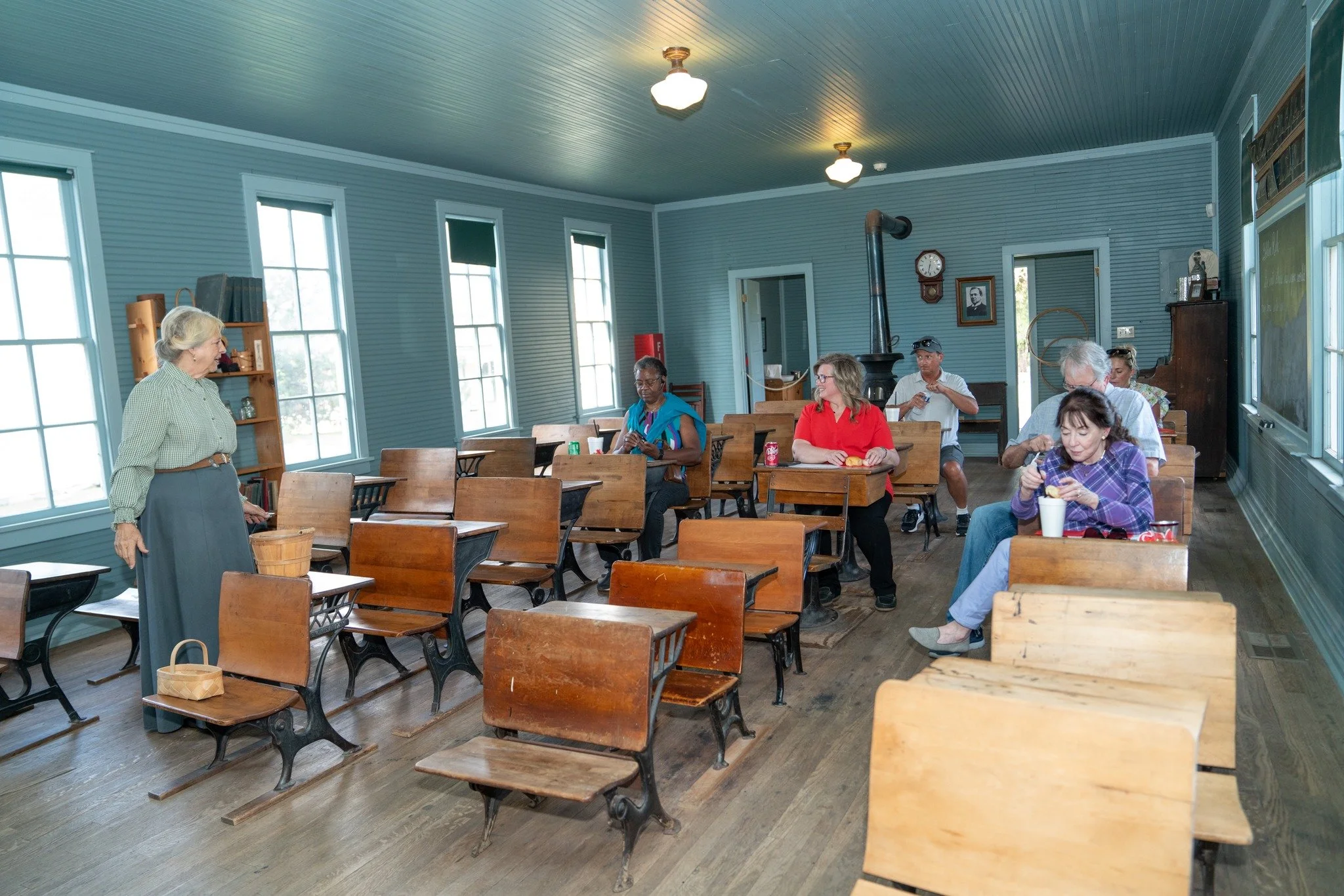 In July, the Northwest Oklahoma Osteopathic District Society gathered at the Cherokee Strip Regional Heritage Center for a Casino/Poker Run Crawl Night!

Guests strolled through the historic buildings, playing casino-style games at each stop to build