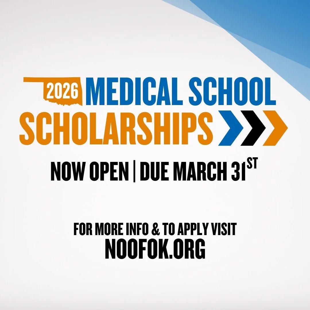 Scholarship Reminder! ⏰

Just a quick reminder that NOOF scholarship applications are still open &mdash; but not for long!

🎓 NOOF Medical Student Scholarship
&bull; $2,500 for osteopathic medical students

🎓 NOOF High School Senior Scholarship
&bu
