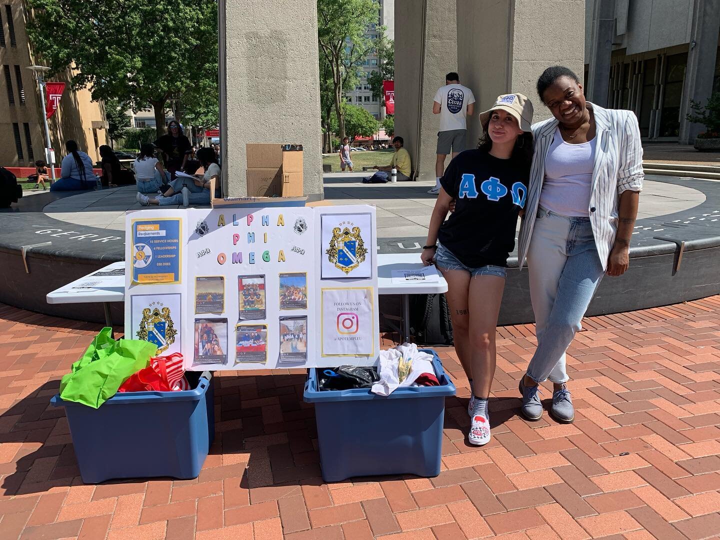 Our founder and executive director stopped by Bell Tower today to thank @apotemple for hosting a clothing drive that will benefit @preventionmeetsfashion Affirming Fashion Program and Closet.

We want to thank you so much. This kind act is going to h