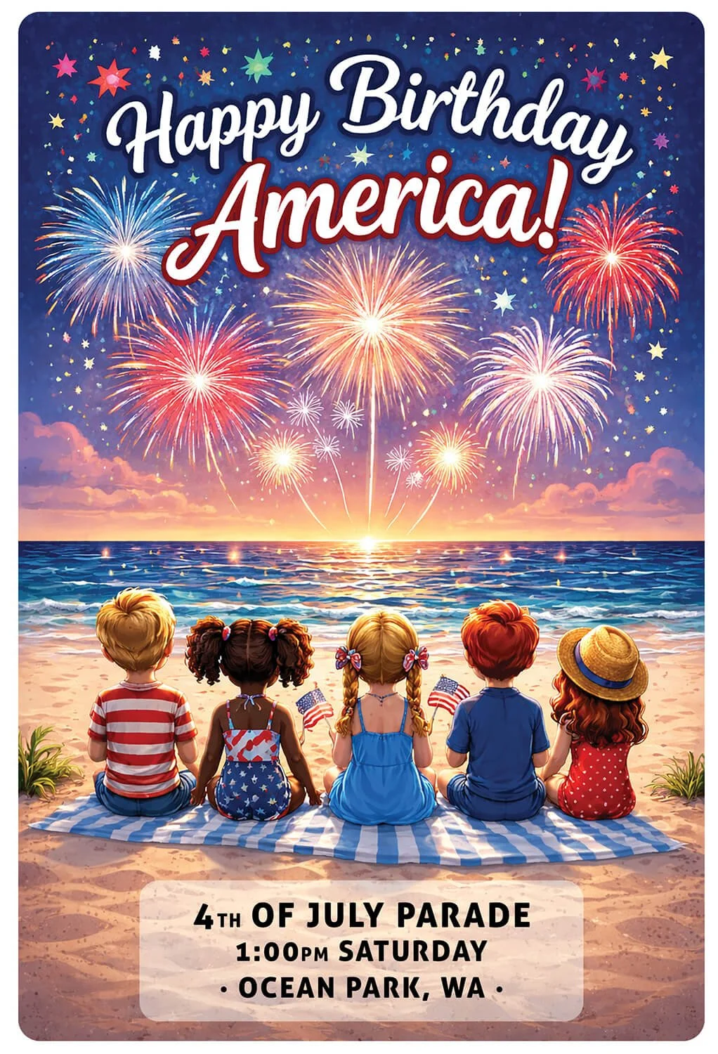 Firecracker 5k, Saturday Market + Ocean Park Parade