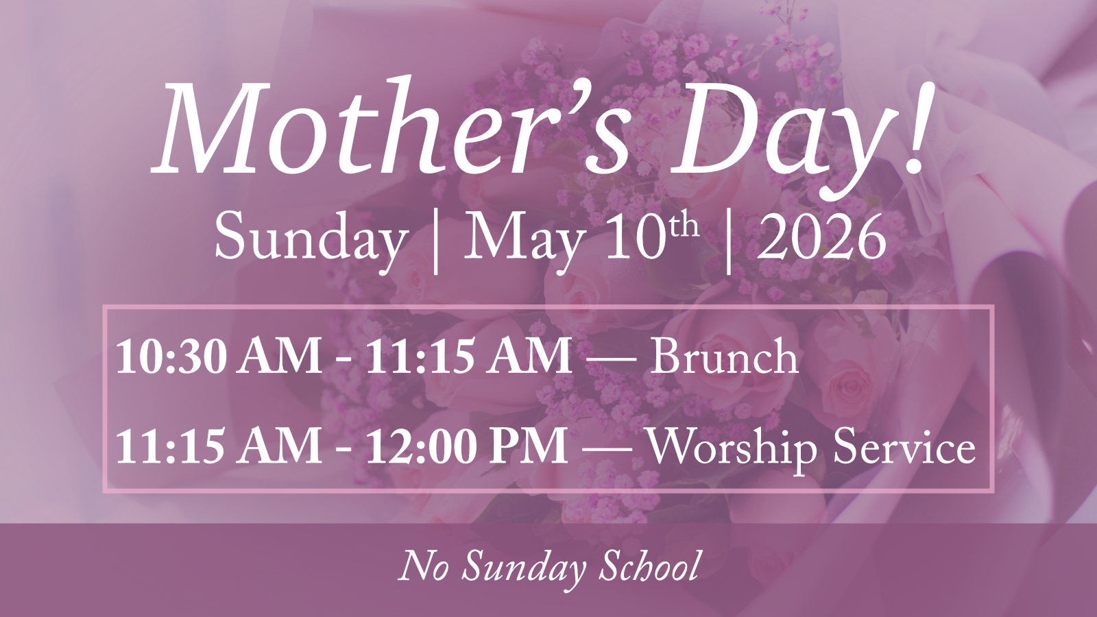 Mother's Day Celebration