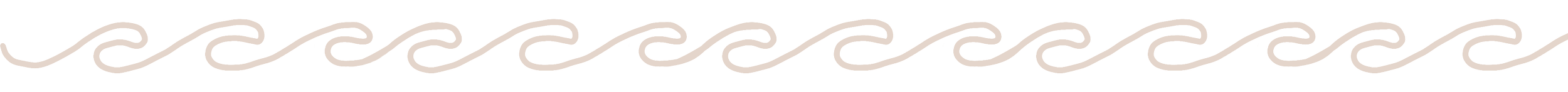 A repeating pattern of stylized wave lines in black on a white background.