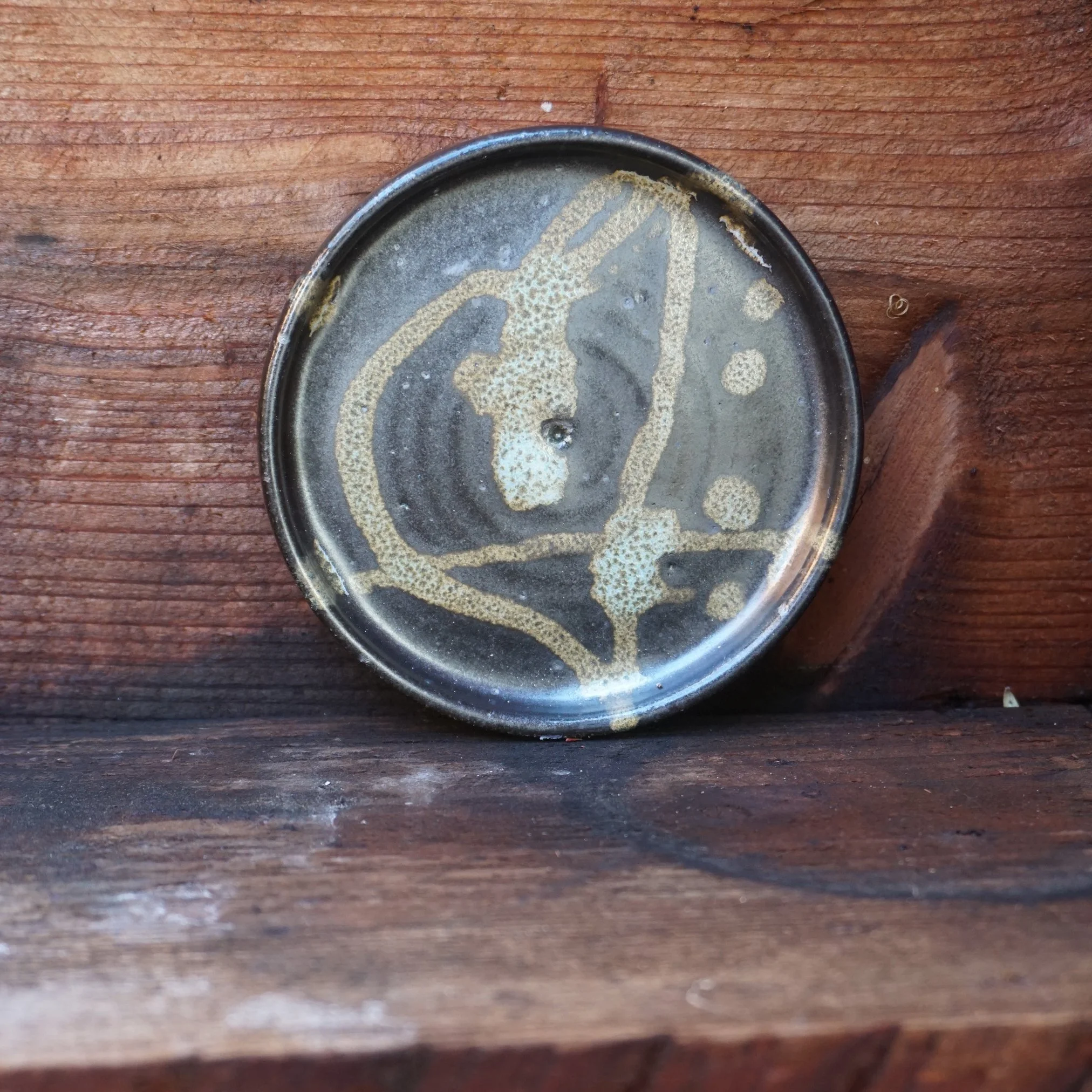 black and green heart Soap Dish8.jpg