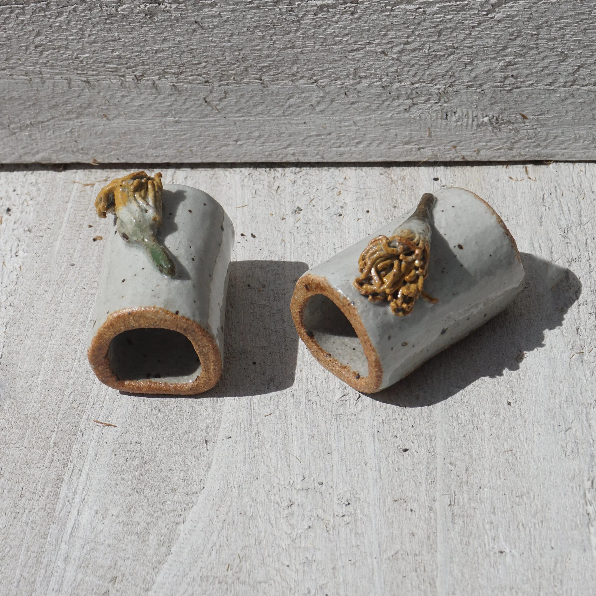 Flower buds Napkin Ring set of 2