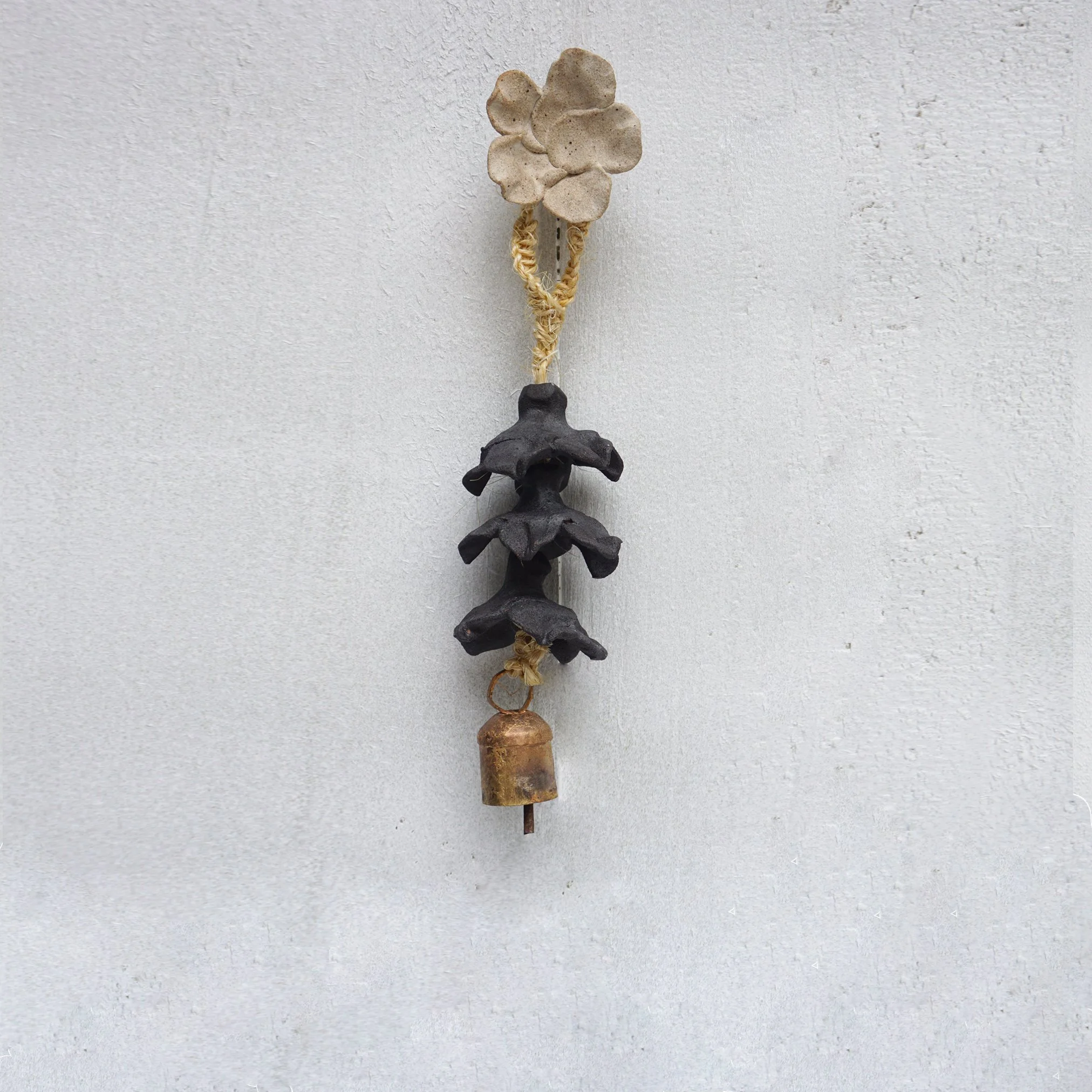 Black Flower Chimes