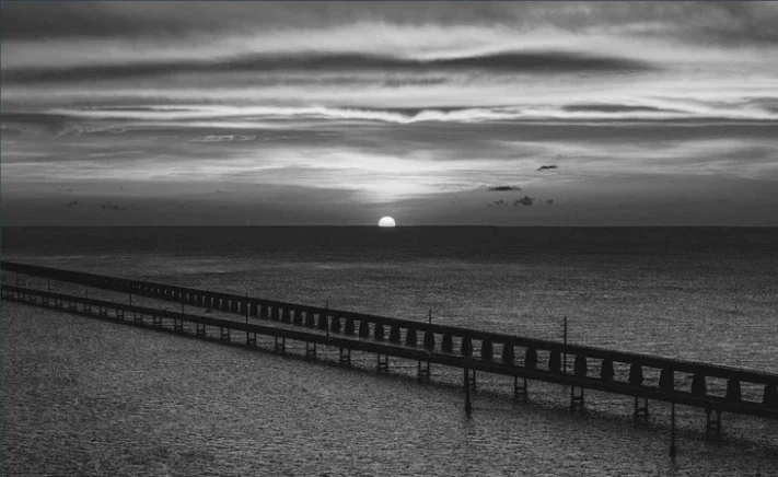 Original pier hero photograph for Nathaniel Houghton personal brand website