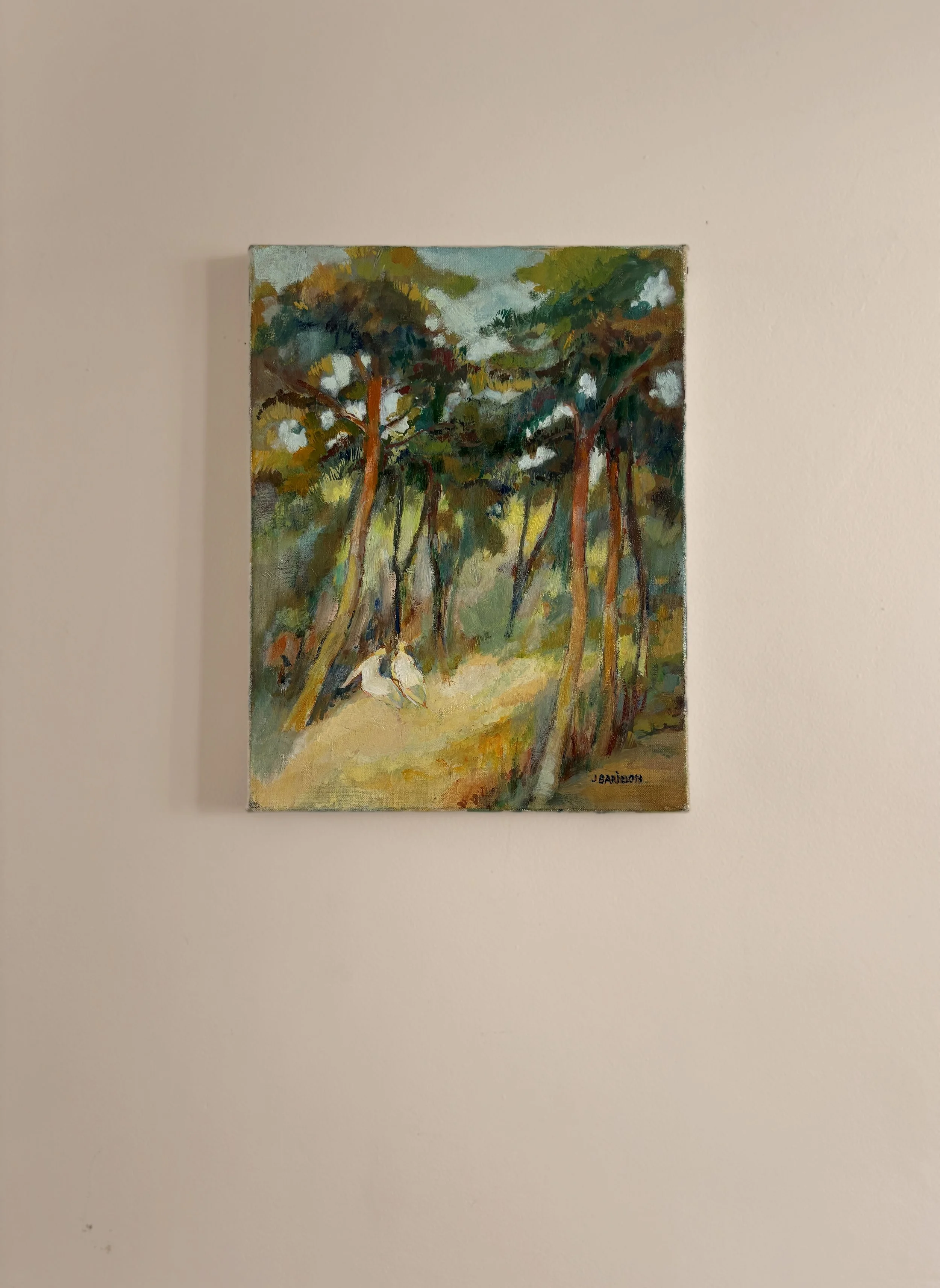 "En Foret de Fontainebleau" by Jean Barilon.