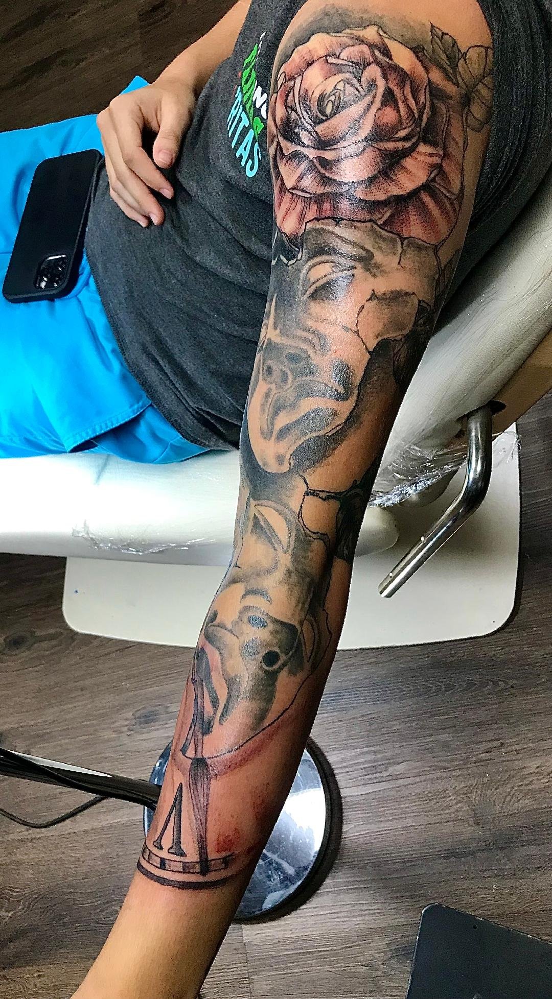 black and grey — BrandX Tattoo & Piercing