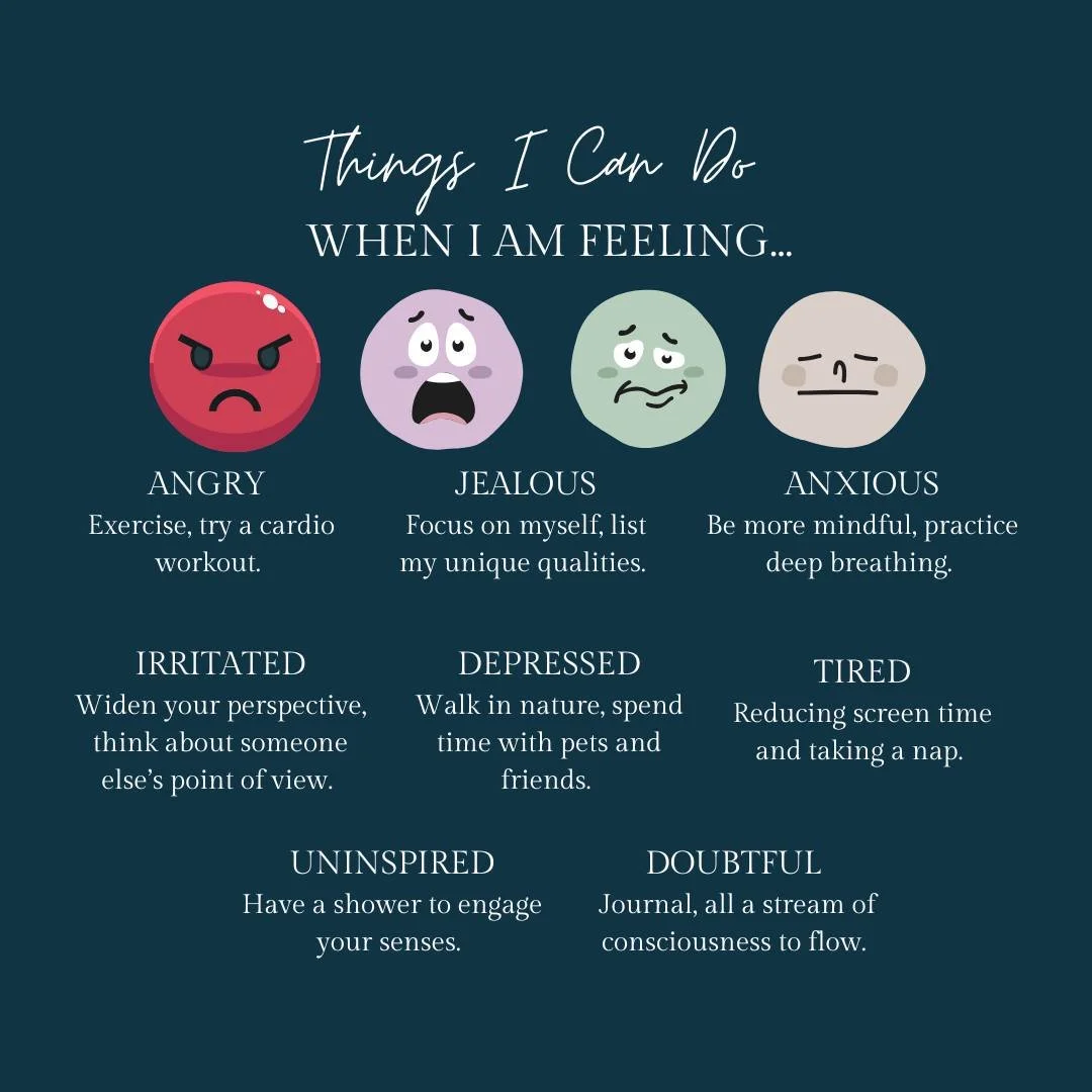 Some tips on how to handle different emotions 🌿

If this is something you struggle with our team may be able to help. Contact us today for all new enquiries or complete the new client enquiry form on our website.