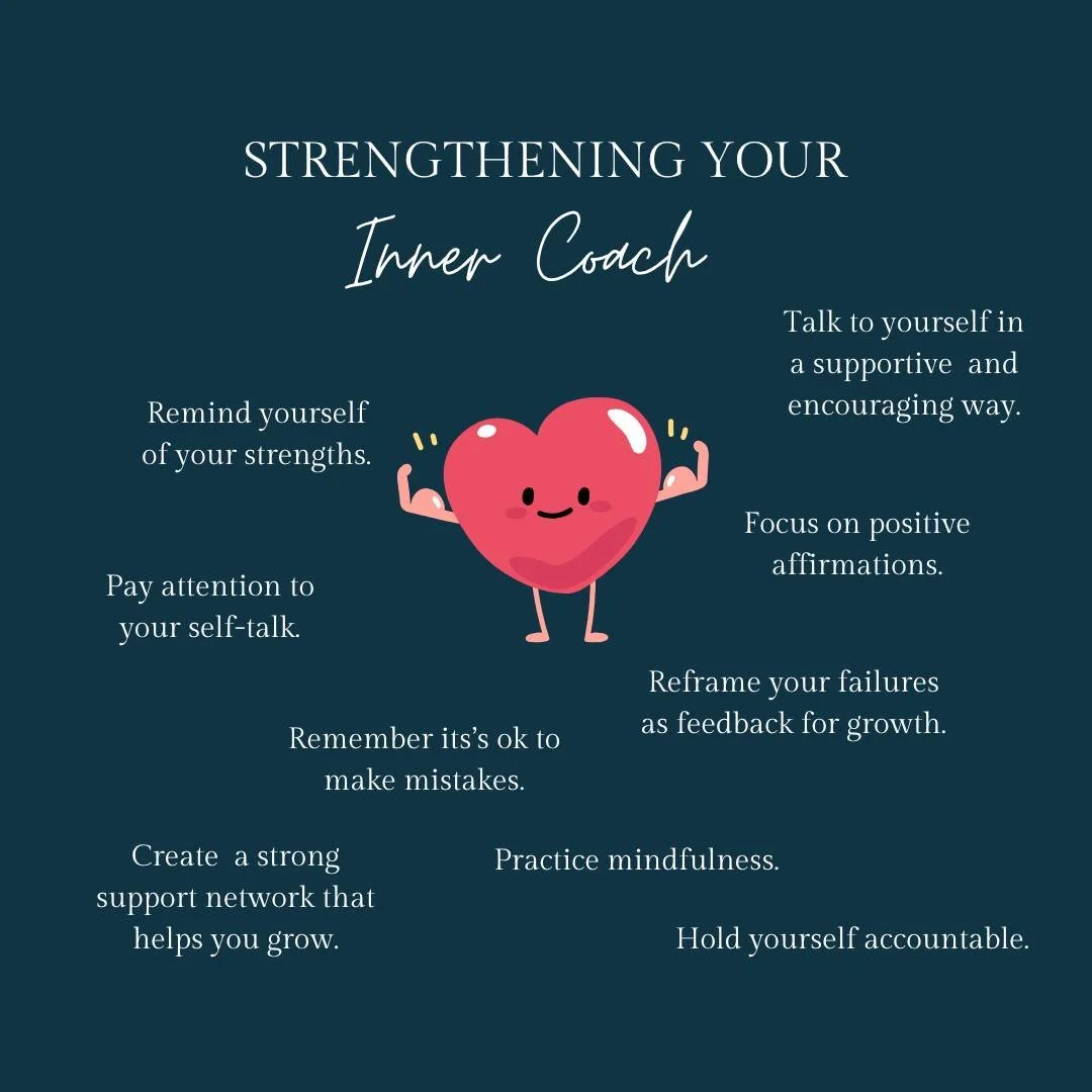 We can be our own biggest critics but also our own biggest supporter. Check out some tips on how to strengthen your inner coach. 💙

If you or your child need some additional support, our team may be able to help. Contact us today on (02) 4267 2478 o
