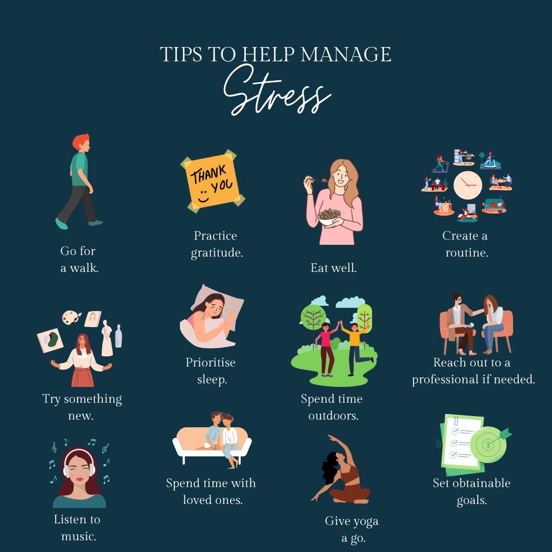 Stress can creep up for anyone, these are just some ways that may help you manage your stress levels 🌿

If you or your child are looking for some additional support, our team may be able to help. Contact us today for all new enquiries.