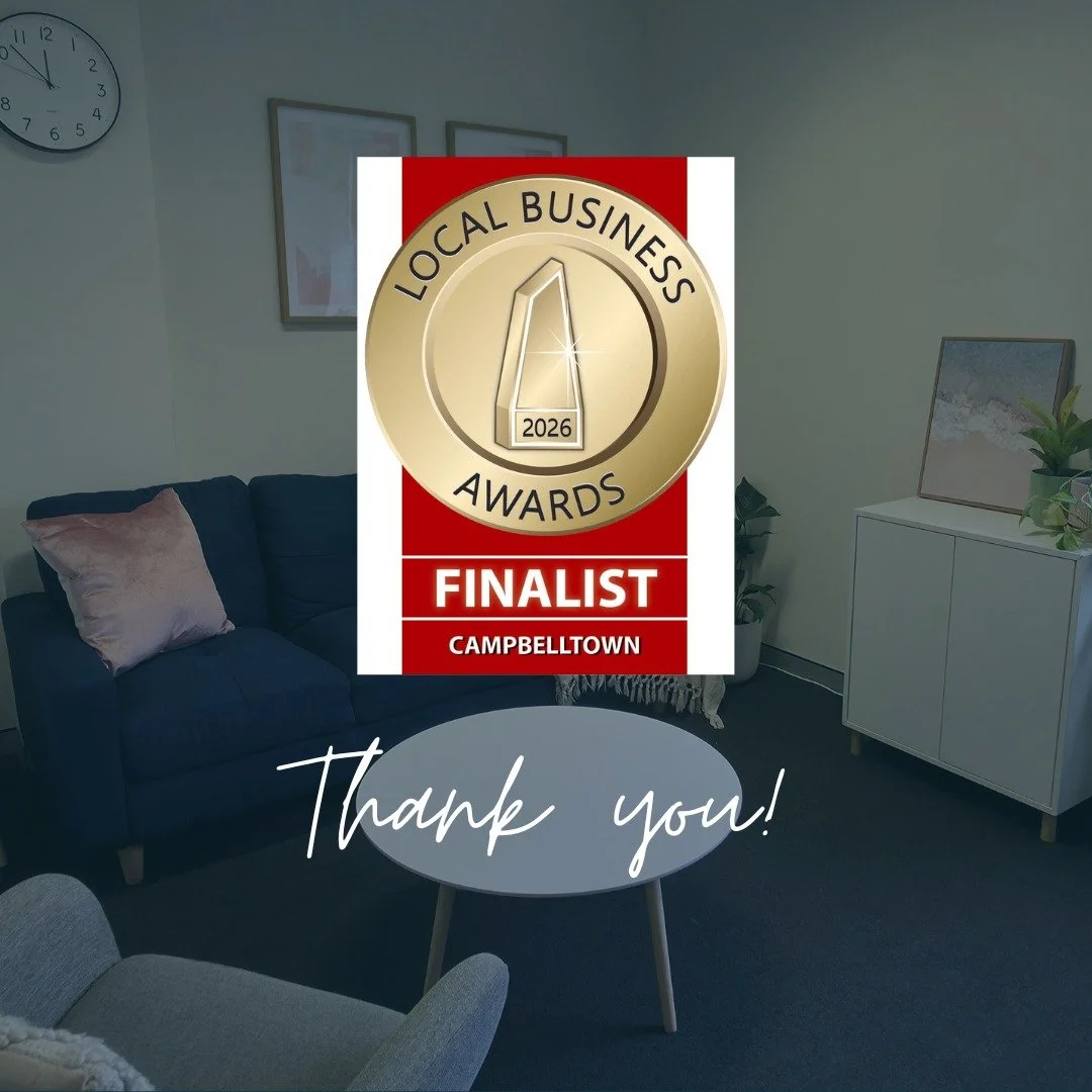 The team at Thriving Minds Therapy would like to thank you for your ongoing support and share that we have again been nominated as finalists in the 2026 Campbelltown Local Business Awards ✨