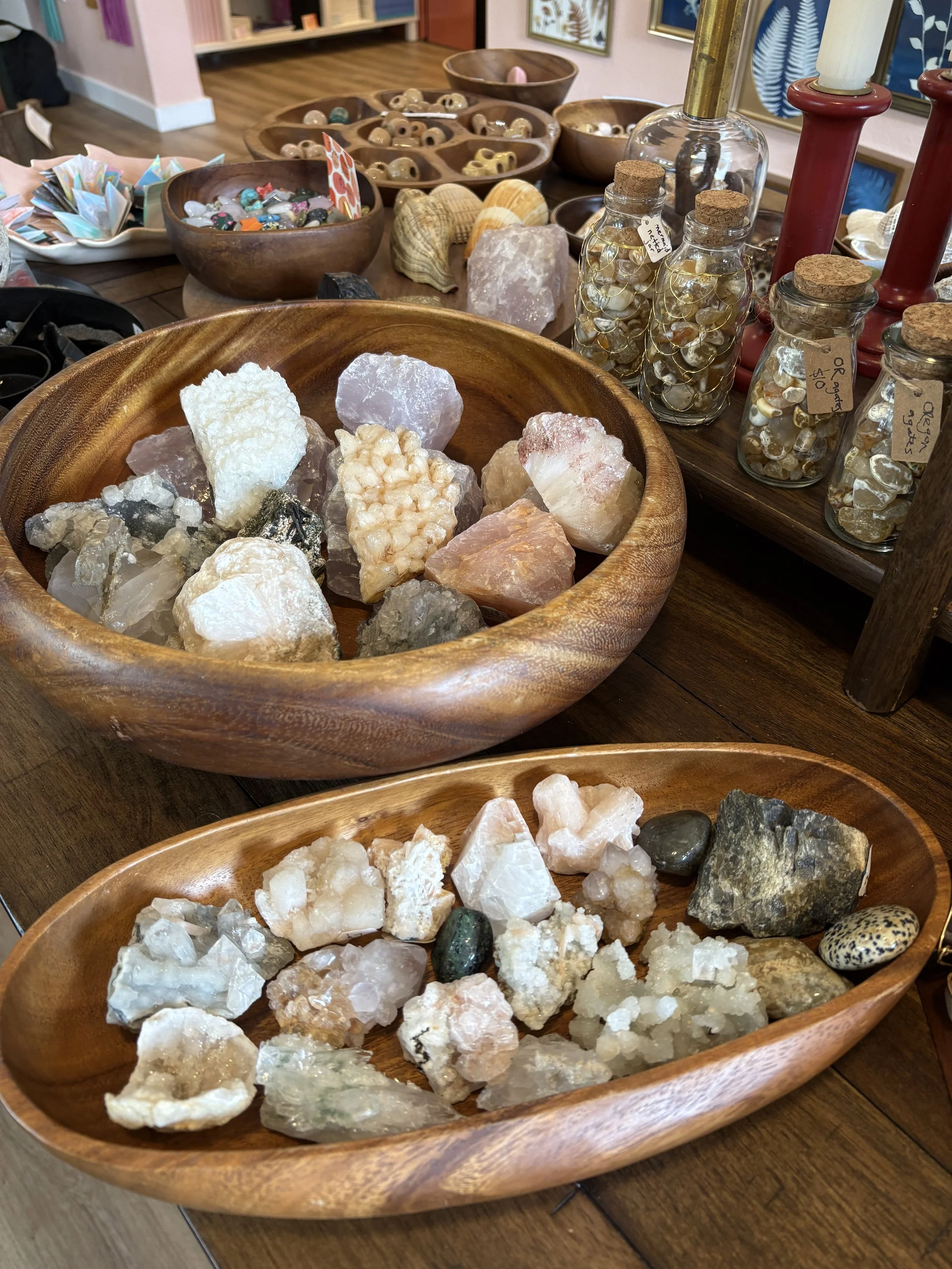 rocks and crystals