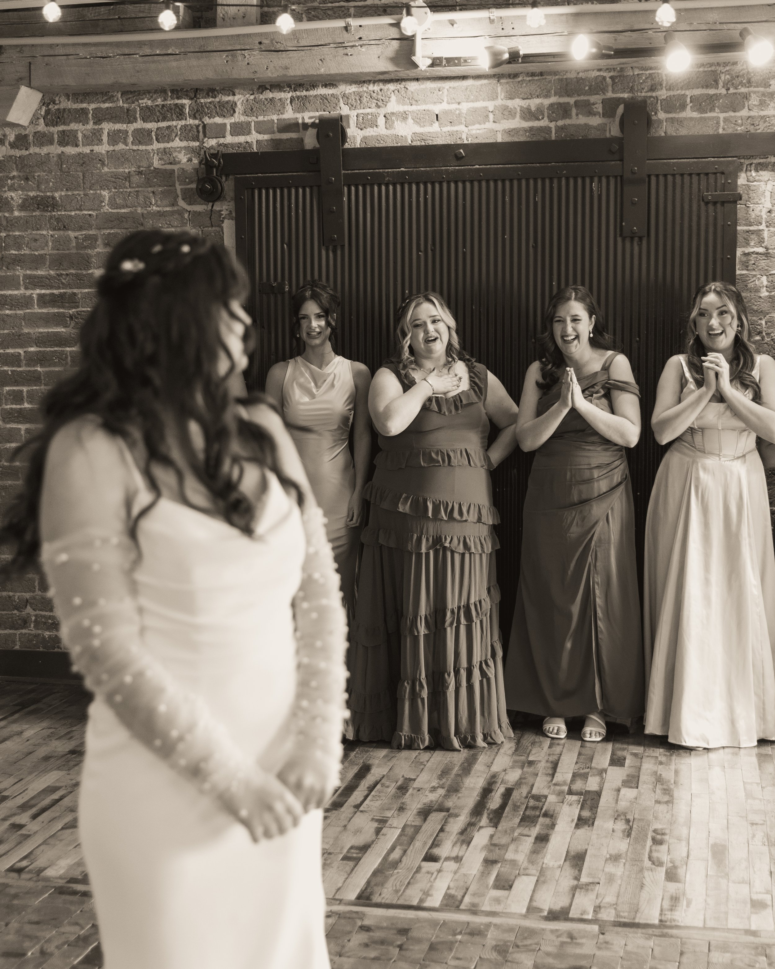 First Look with Bridal Party