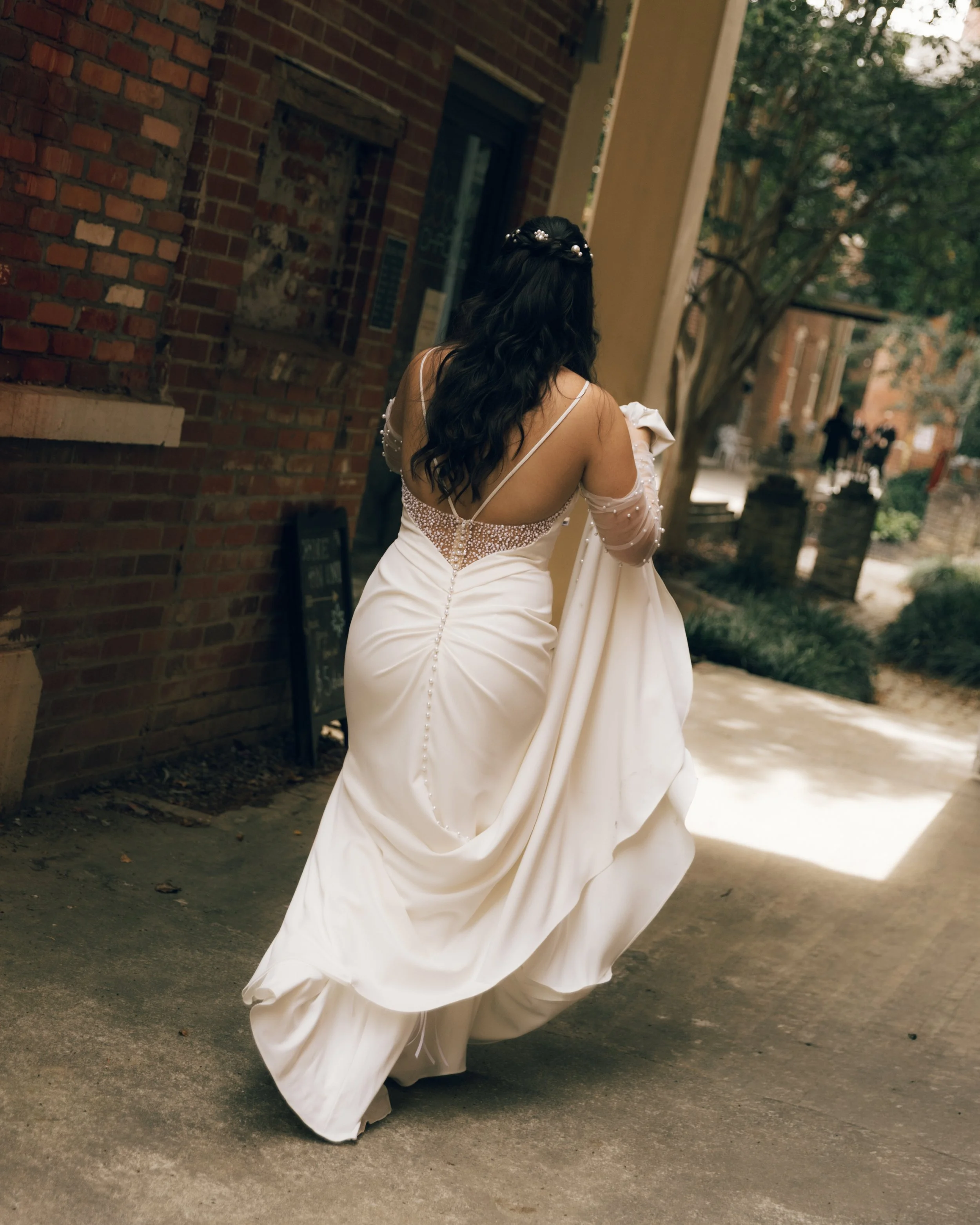Bride Walking