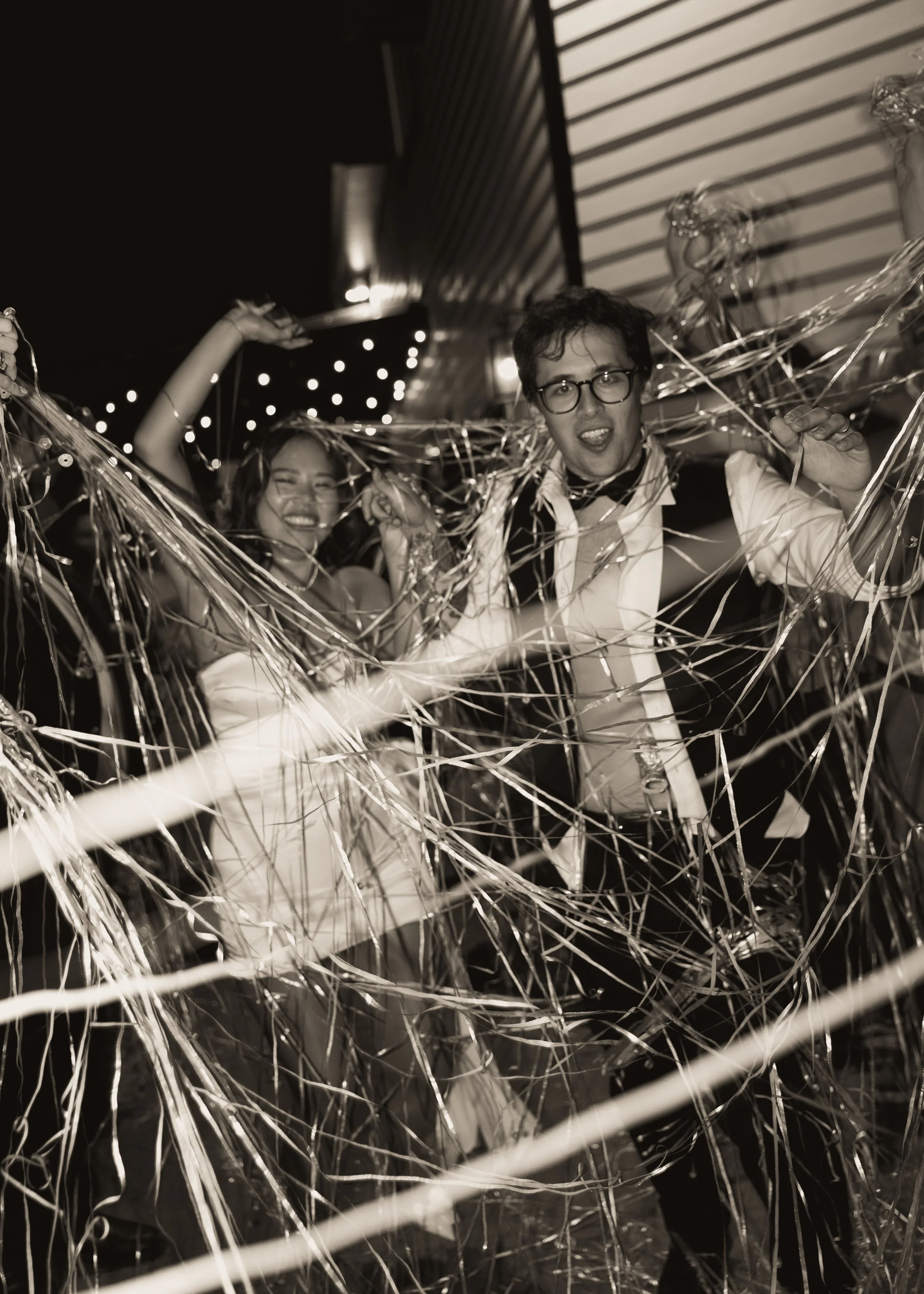 Streamer Wedding Exit