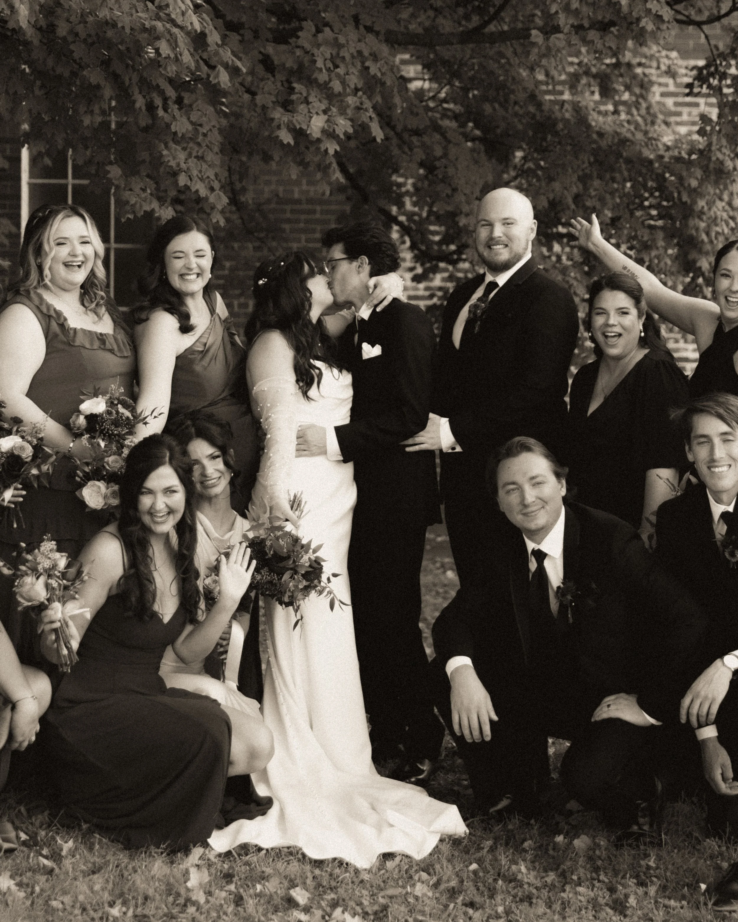 Wedding Party Candid Photo