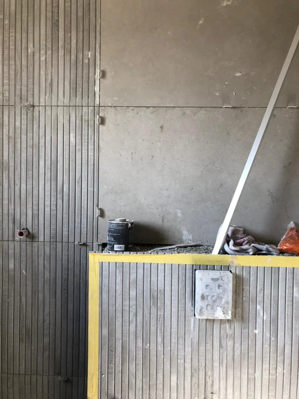 During Construction - WC &amp; Shower