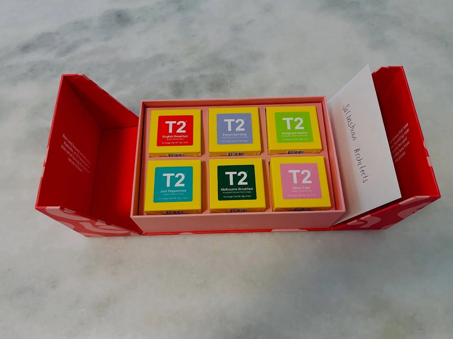 Thank you @tass_au and Aaron Tass for a thoughtful and generous gift! I love drinking tea from T2 especially in this chilli and wet weather! We look forward to working with you on class 2 projects 👌🏼👷&zwj;♂️🔨 #builders #architects